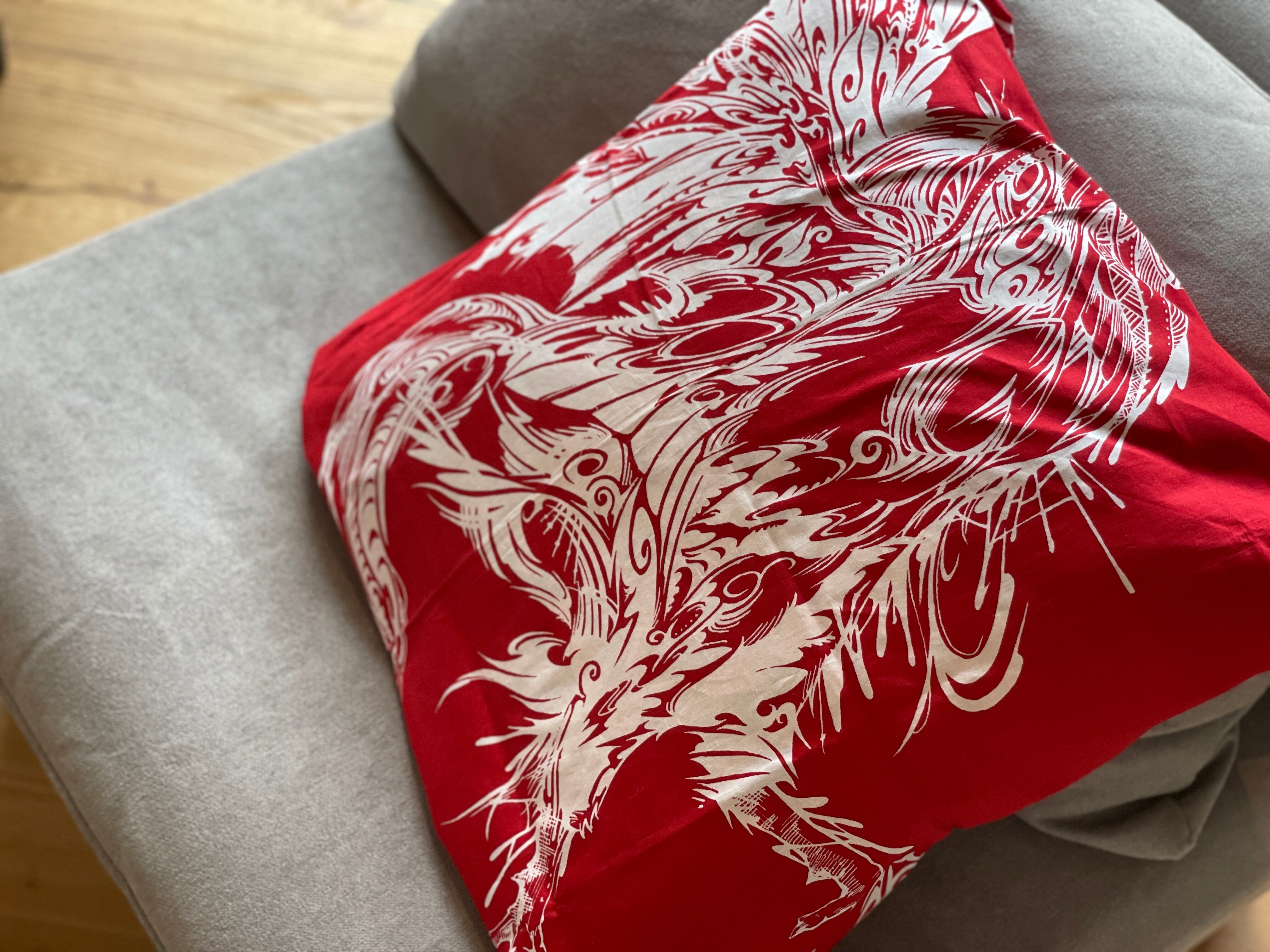 クッションカバーとして