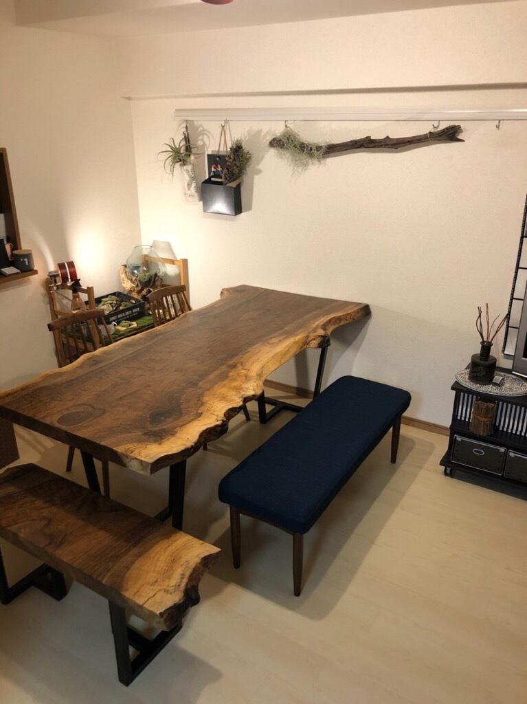 《納品事例》クラロウォールナット 一枚板