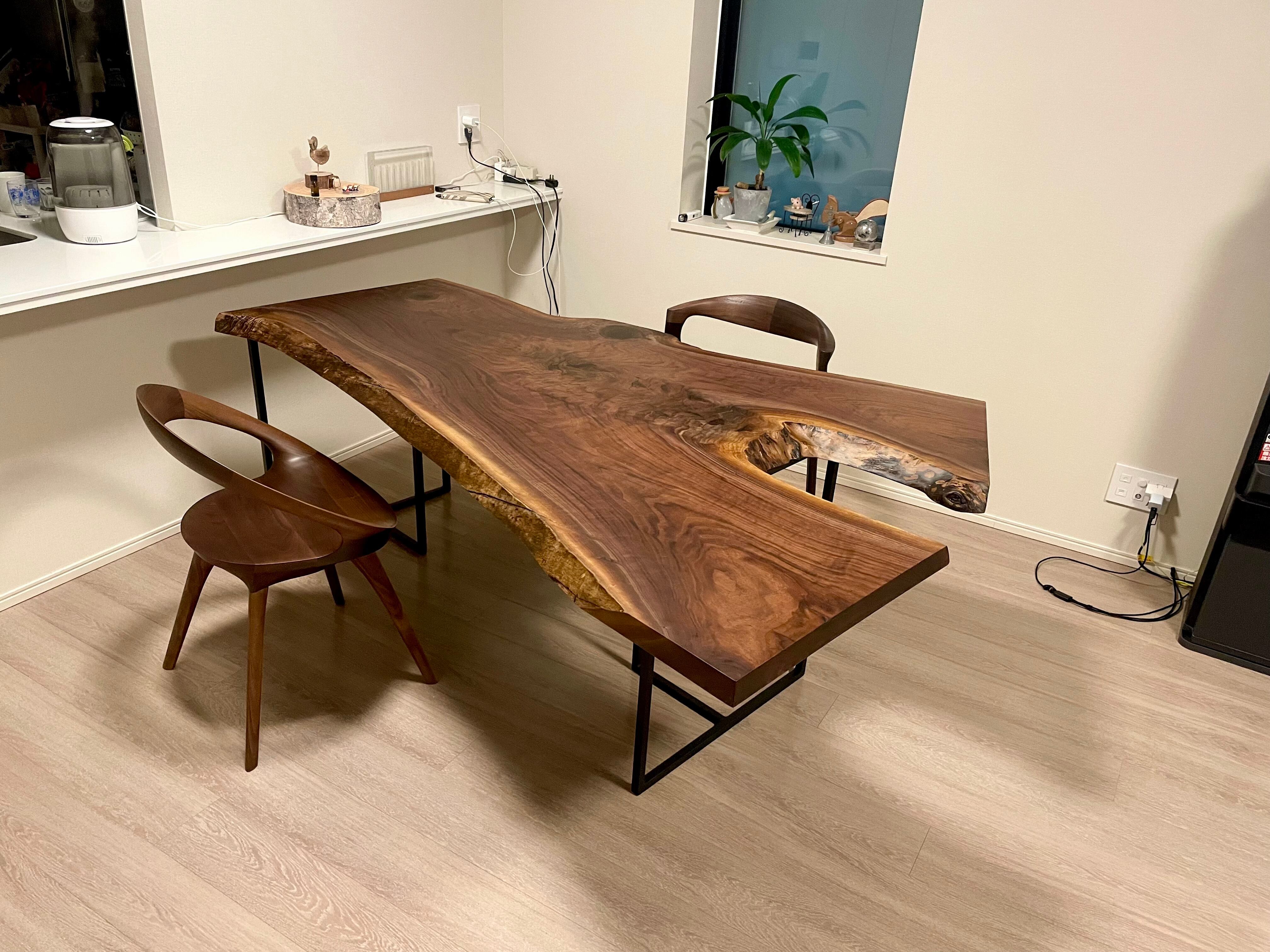 《納品事例》クラロウォールナット 一枚板