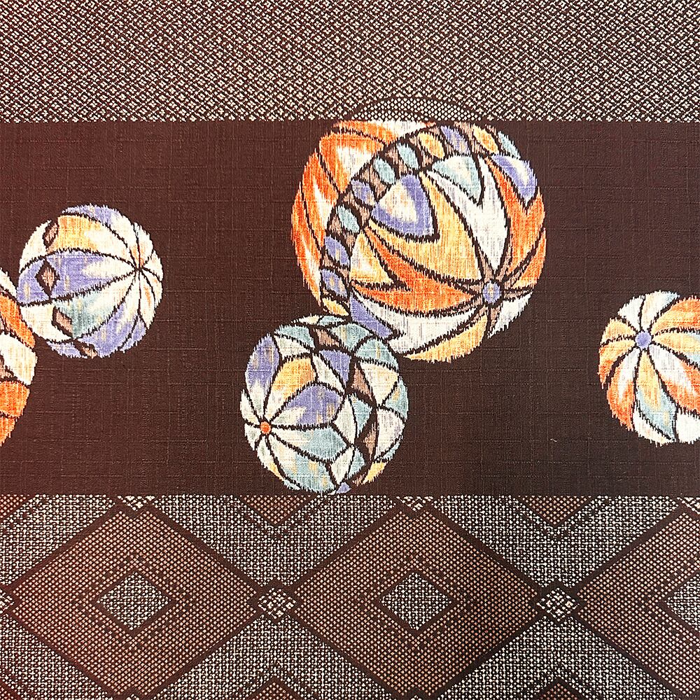 内布：こげ茶（鞠模様の布になります）