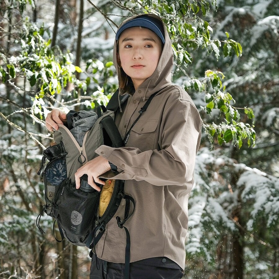 Hooded Long Sleeve Shirt | RIDGE MOUNTAIN GEAR｜シャツ・ポロシャツ