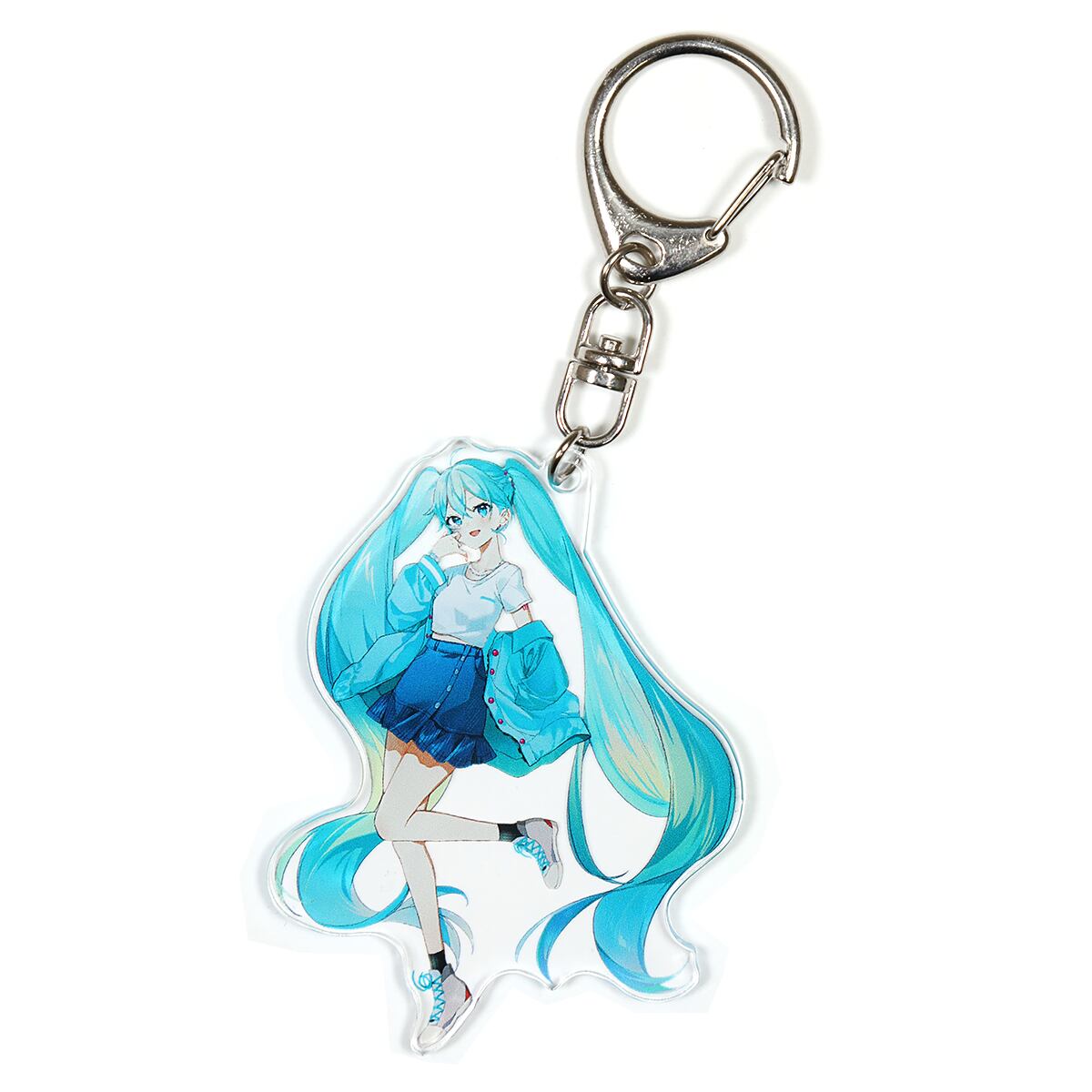 Dr.ガウス×初音ミク　アクリルキーホルダー／￥880