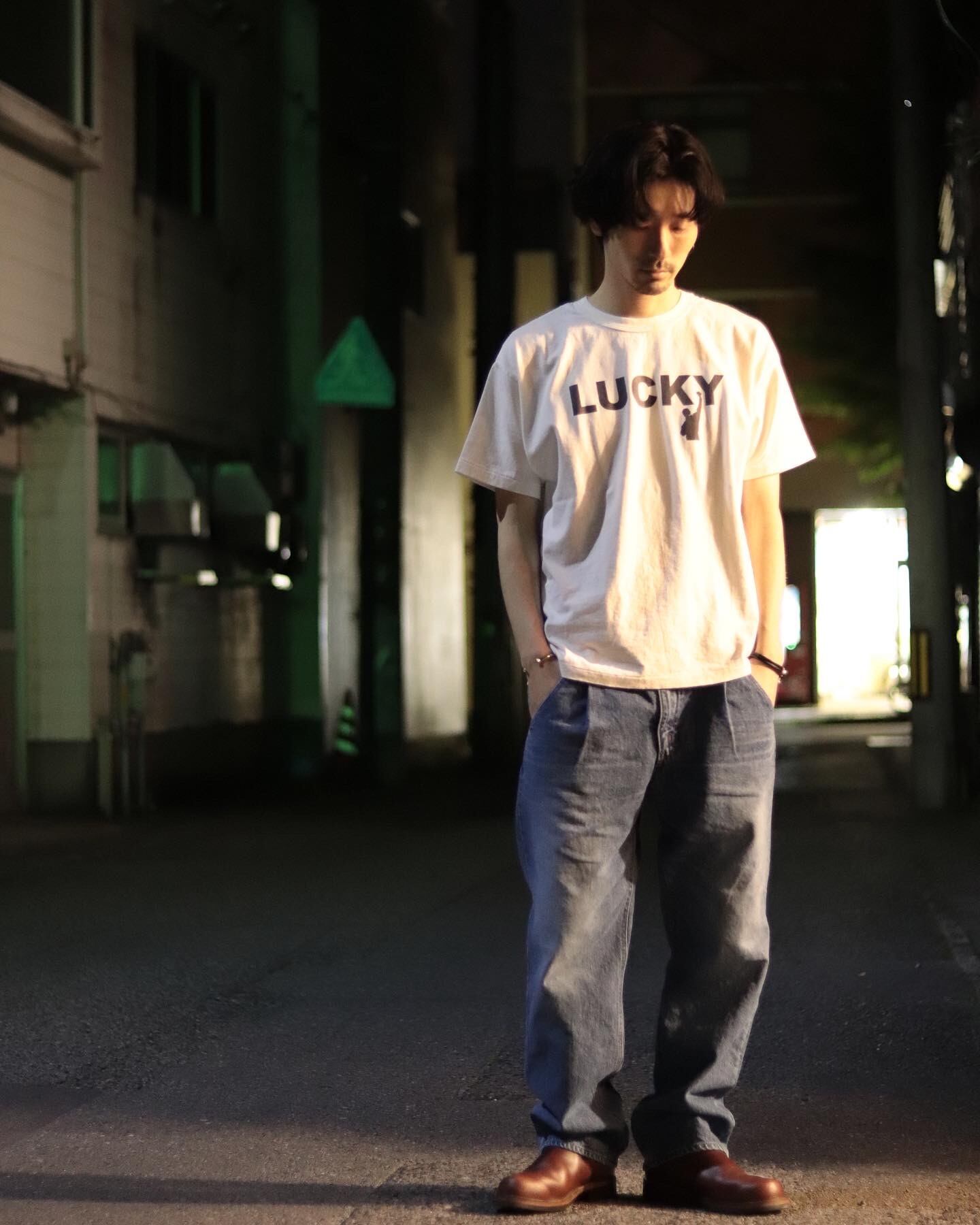 177cm 60kg Lサイズ着用