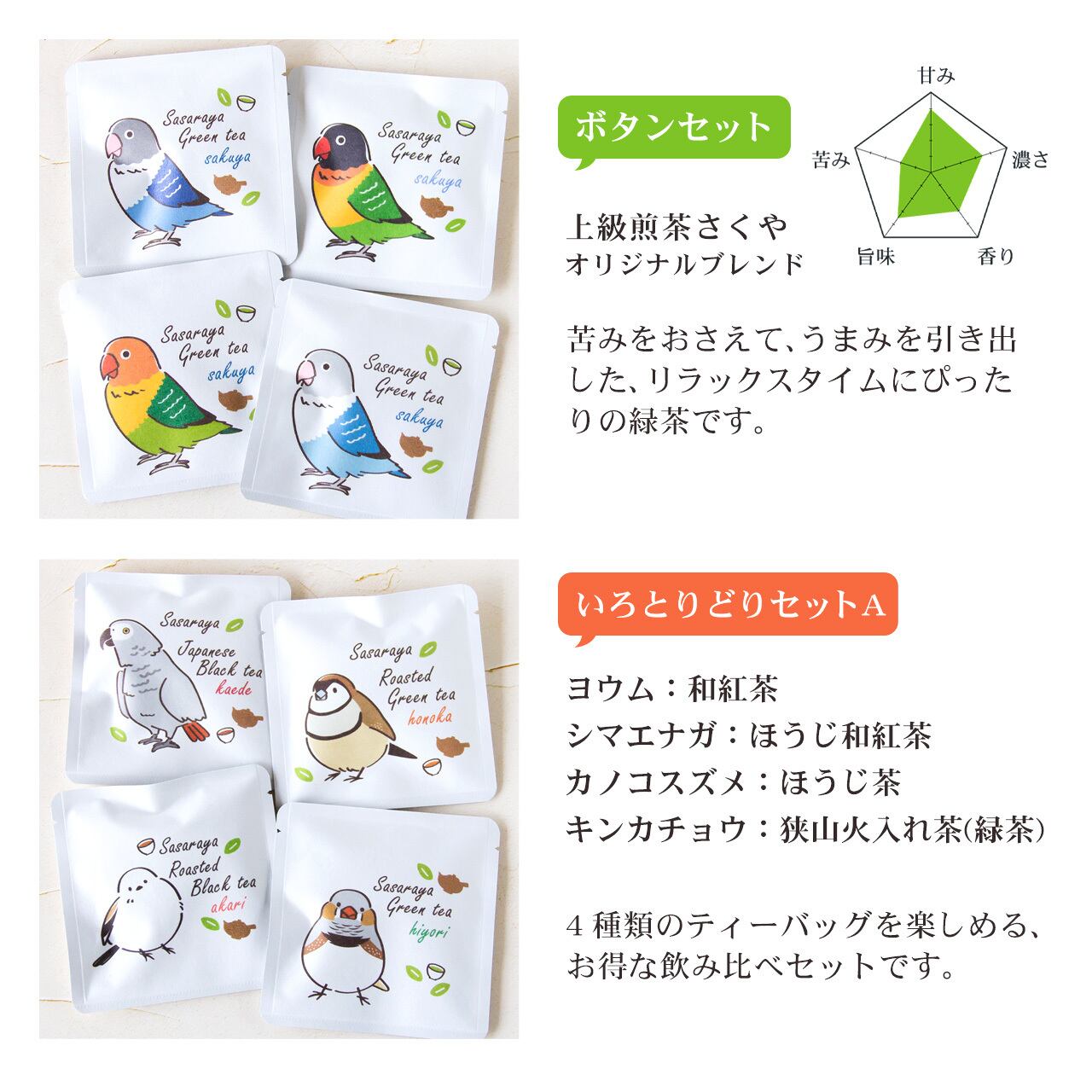 ボタンセット・いろとりどりAセット