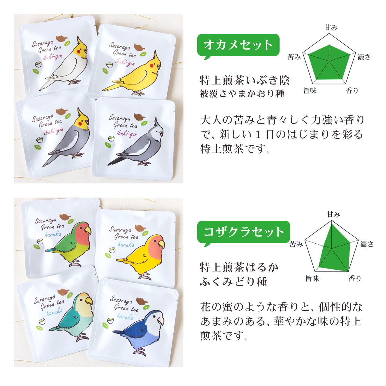 オカメセット・コザクラセット