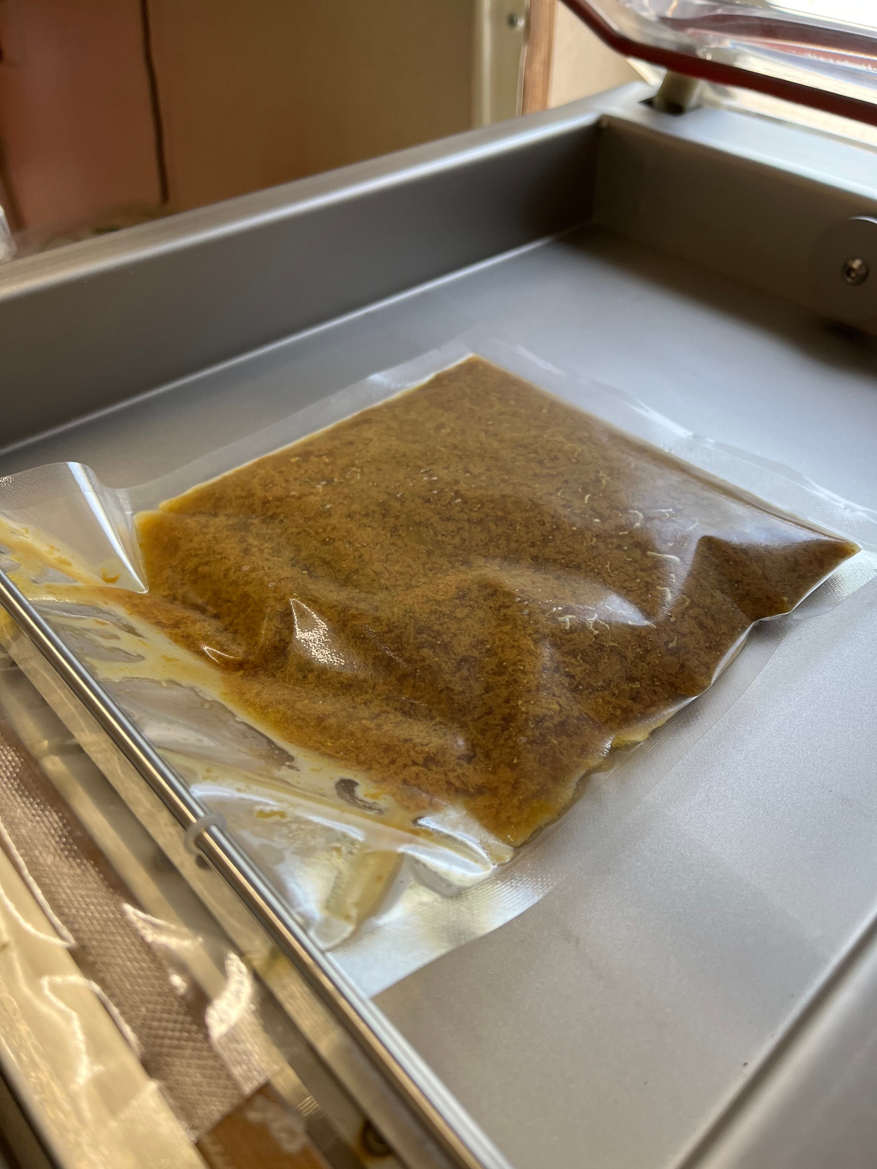 カレーのルーも参加パウチで冷凍