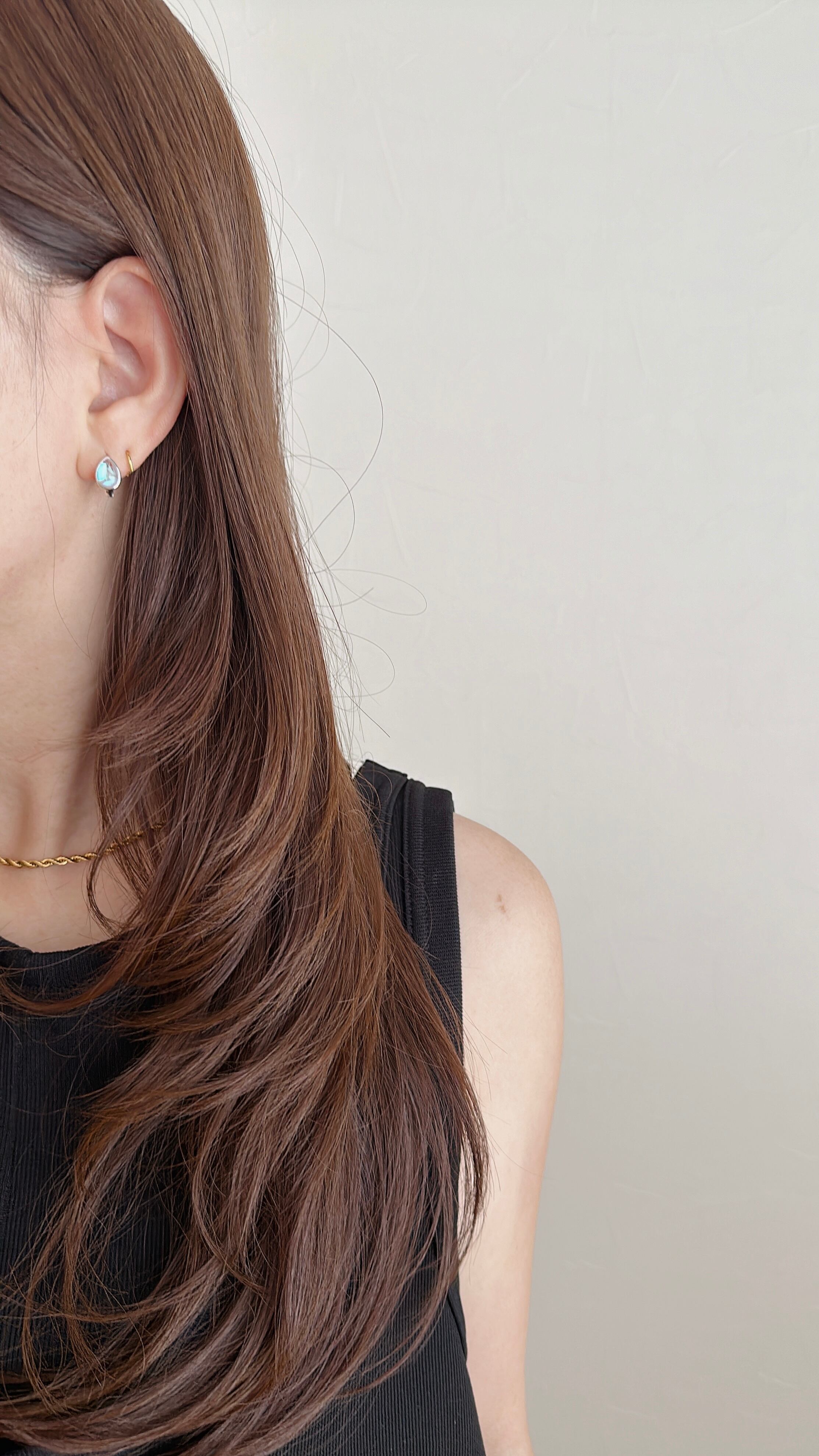 SS クリスタルピアス | none