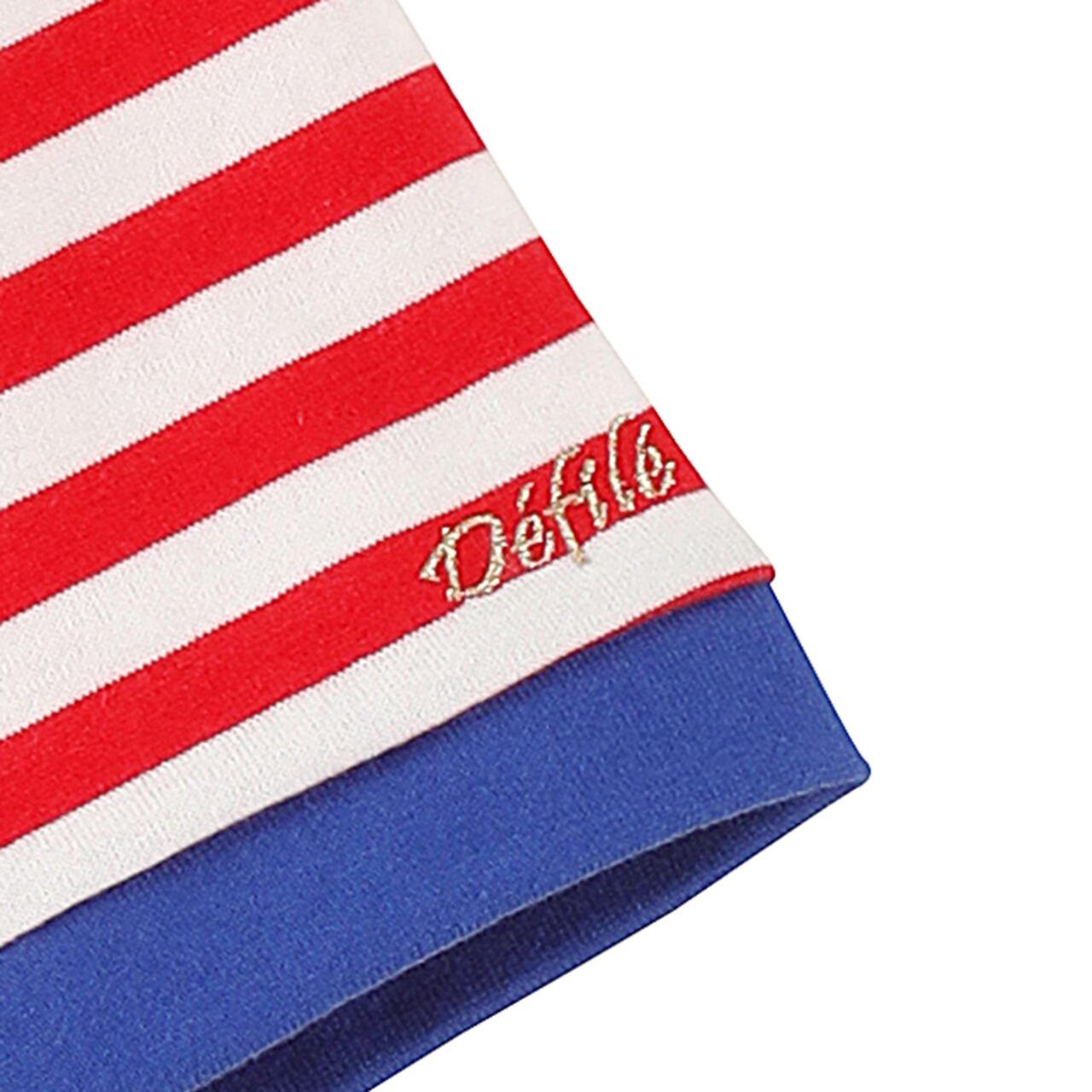 ブルーのアクセントトリミングがキャッチーな存在感