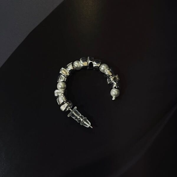 シルバー×ビーズ