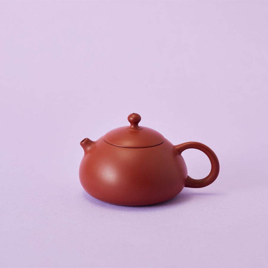 陶器　茶壷「扁西施」あか茶　¥5,775