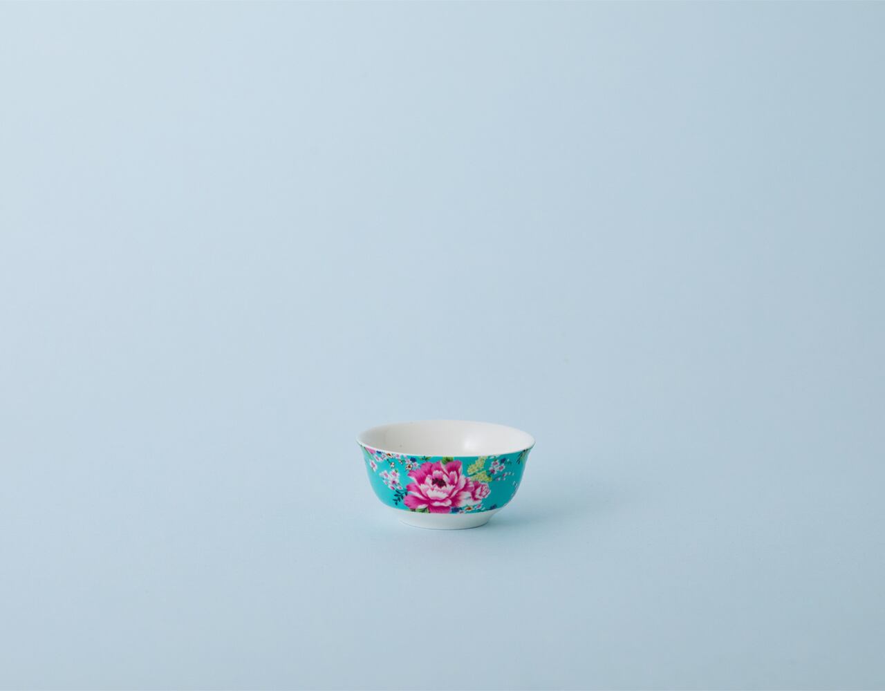 台湾花柄　飲杯　緑いろ　¥770