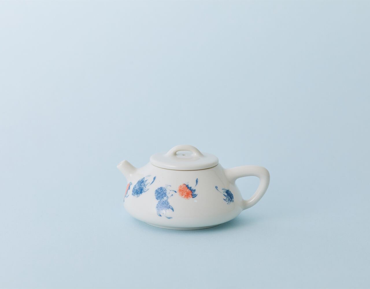 ラズベリー柄　茶壷「石瓢壺」¥8,580