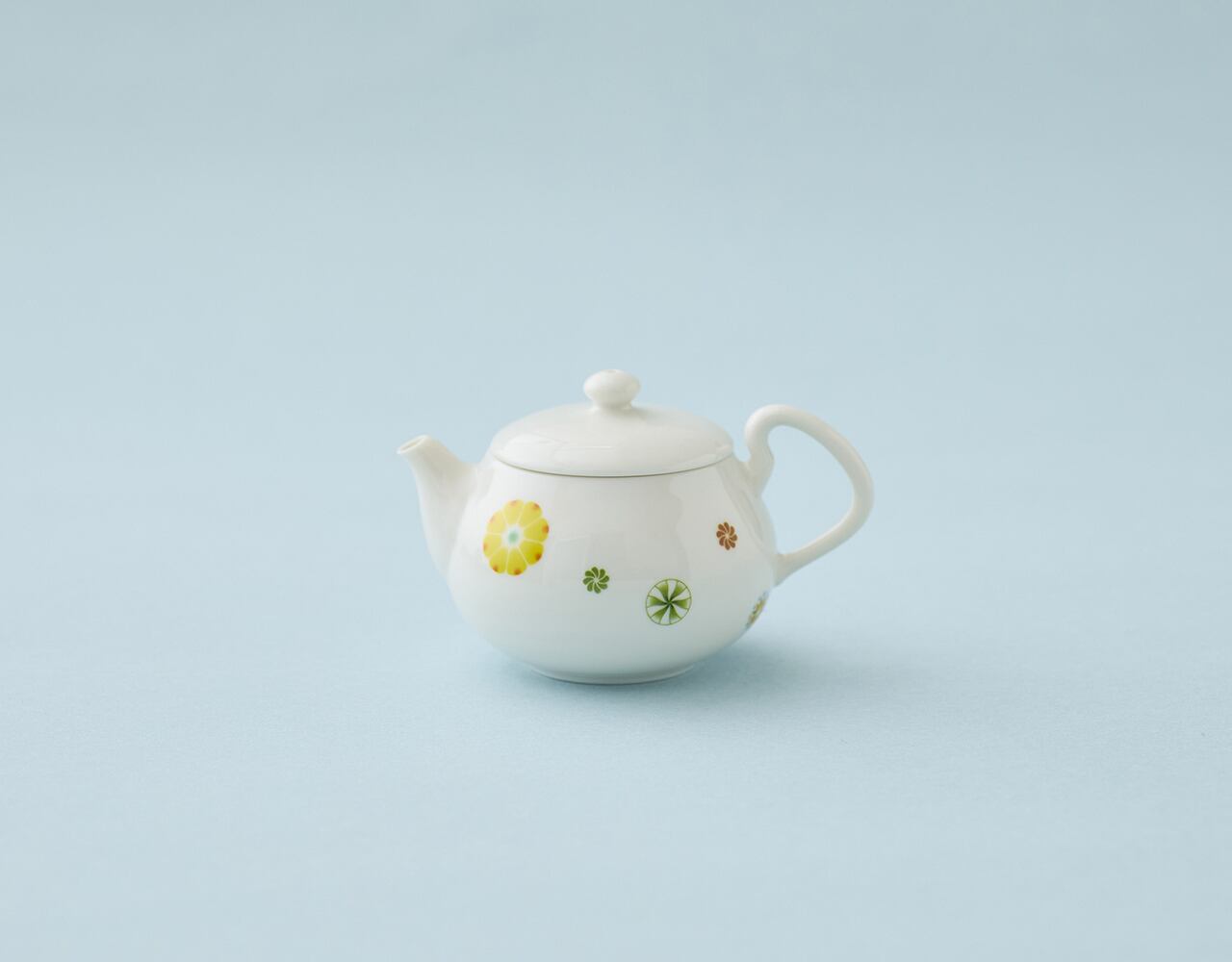 手まり柄　茶壷「滿足壺」