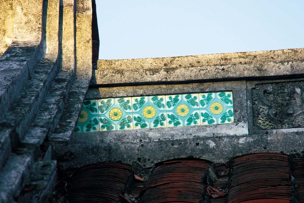 マジョリカタイル　台湾 台湾マジョリカタイル「金盞堅持」枠つき | 茶嘉葉