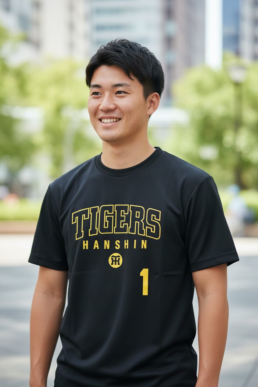 阪神タイガース グッズ 球団承認 NEWバージョン！TIGERS LOGO☆TL森下