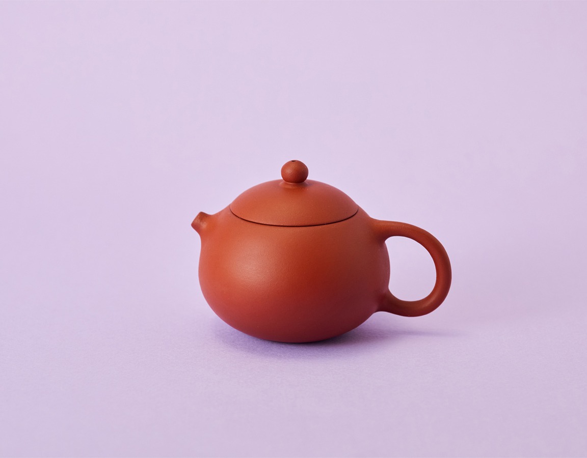  陶器　茶壺「小貴妃」（大）あか茶　¥5,775