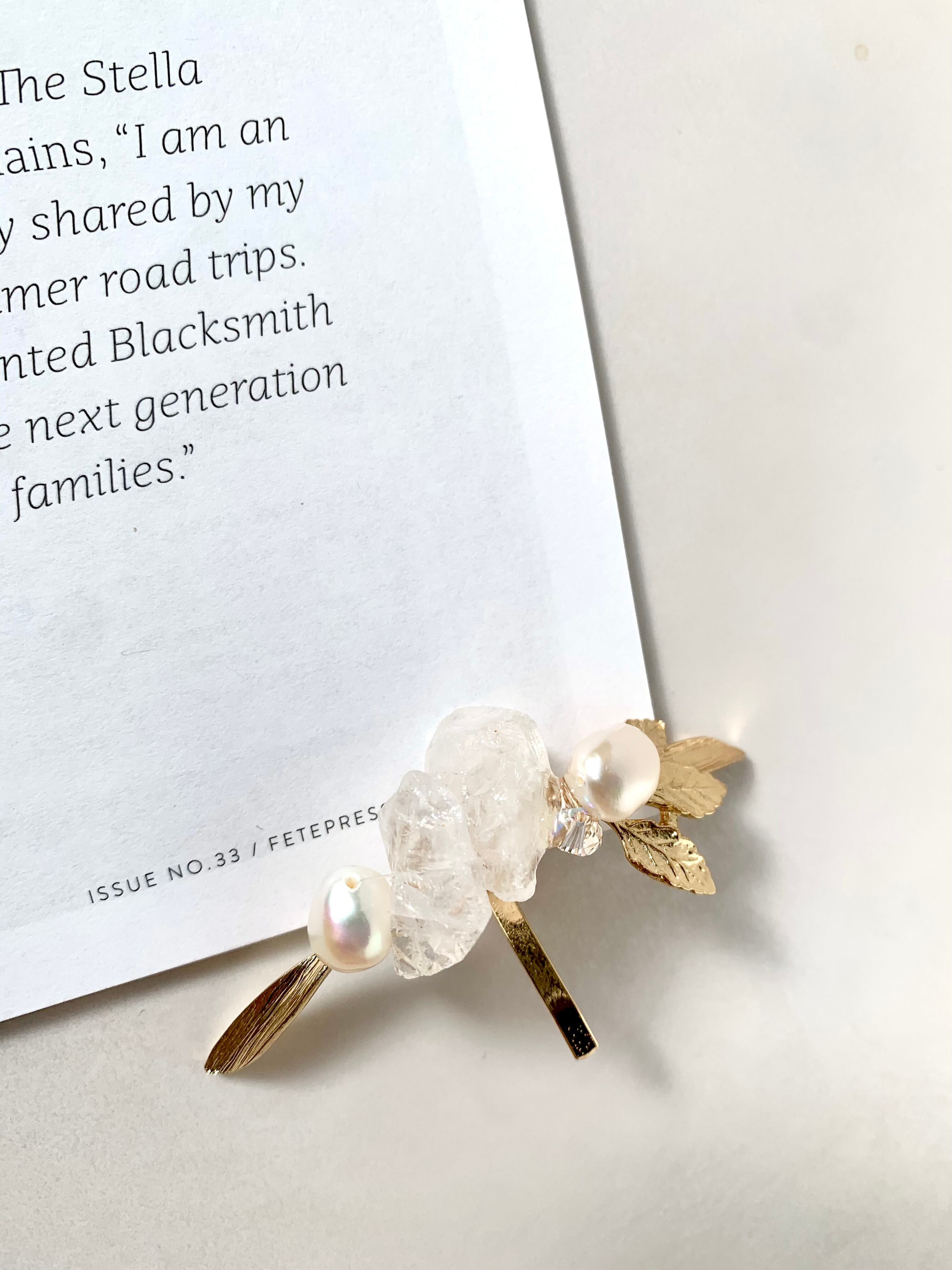 thin line/華奢なポニーフック(sold out…再販検討中)