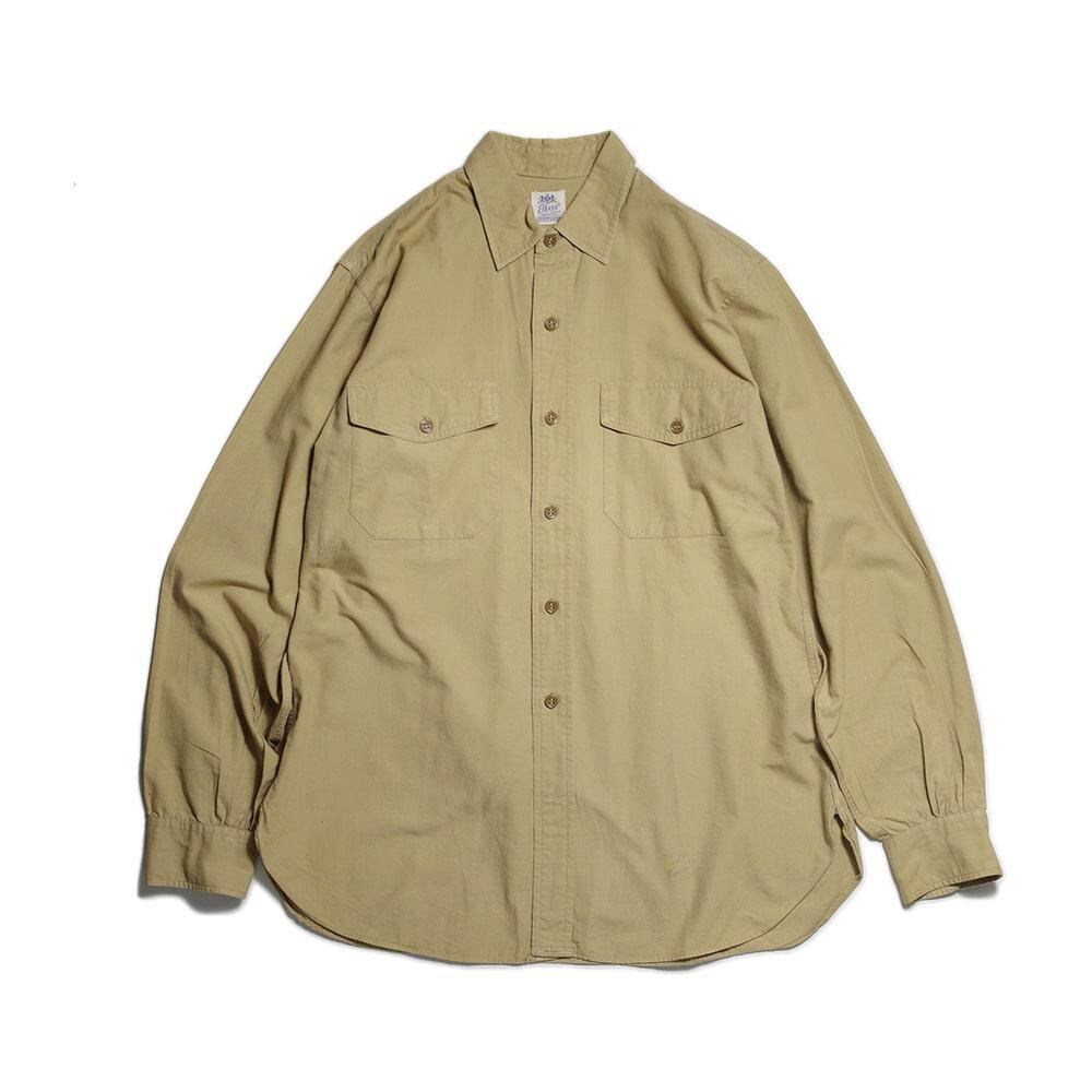 【before half century Vintages(ビフォーハーフセンチュリーヴィンテージ)】Elbeco 50’s VINTAGE WORK  SHIRTS エルベコ 50年代ヴィンテージワークシャツ マチ付き | USA SAY powered by BASE