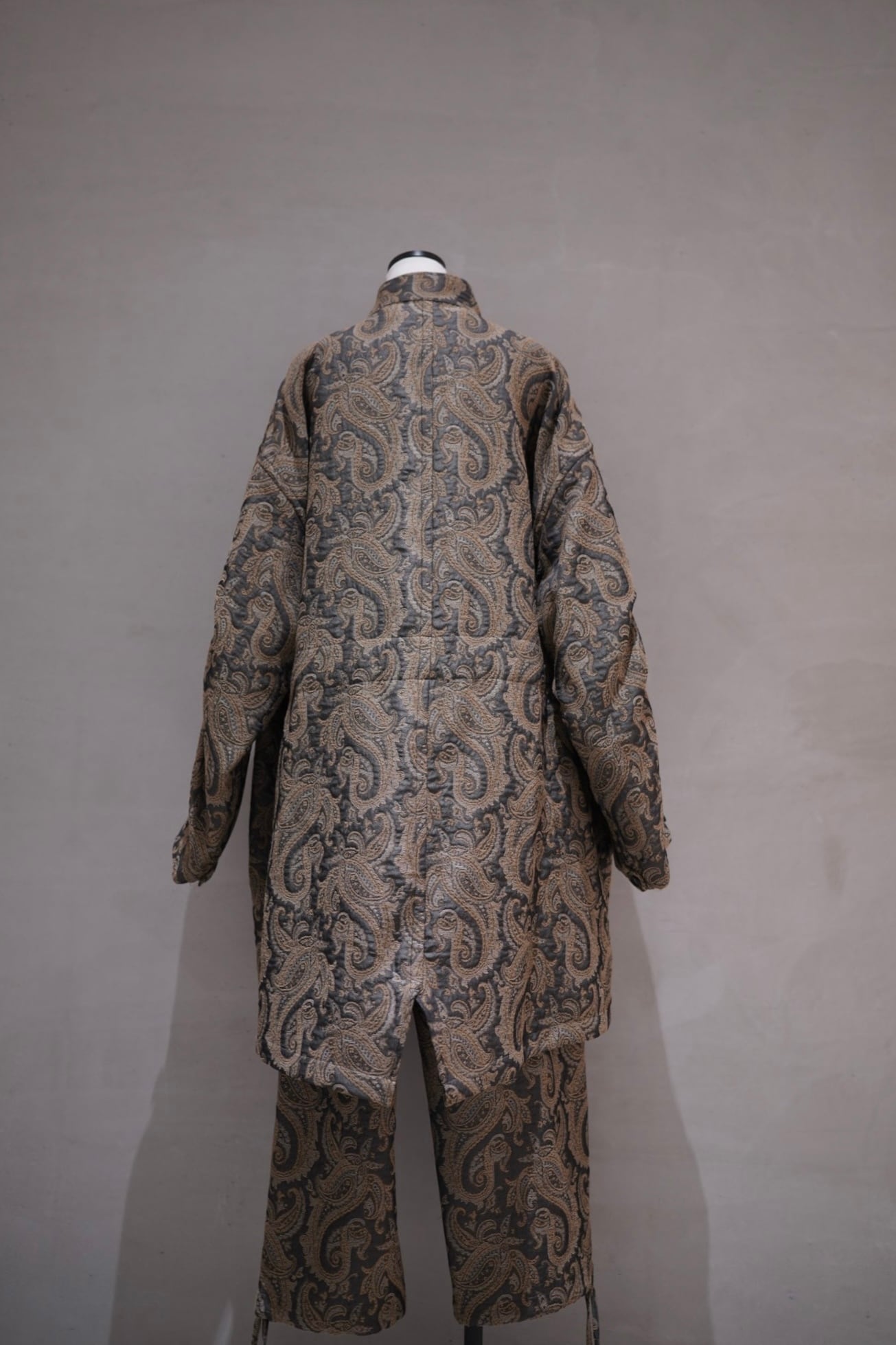 my beautiful land let PAISLEY PATTERN JACQUARD Mods coat