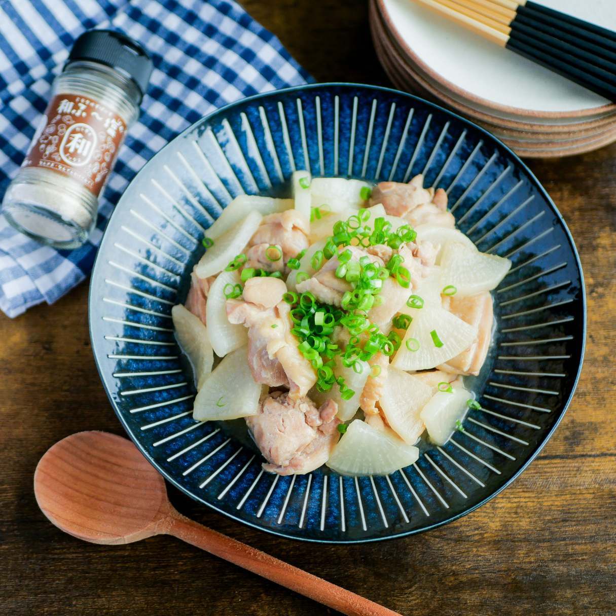 大根と鶏肉の塩煮