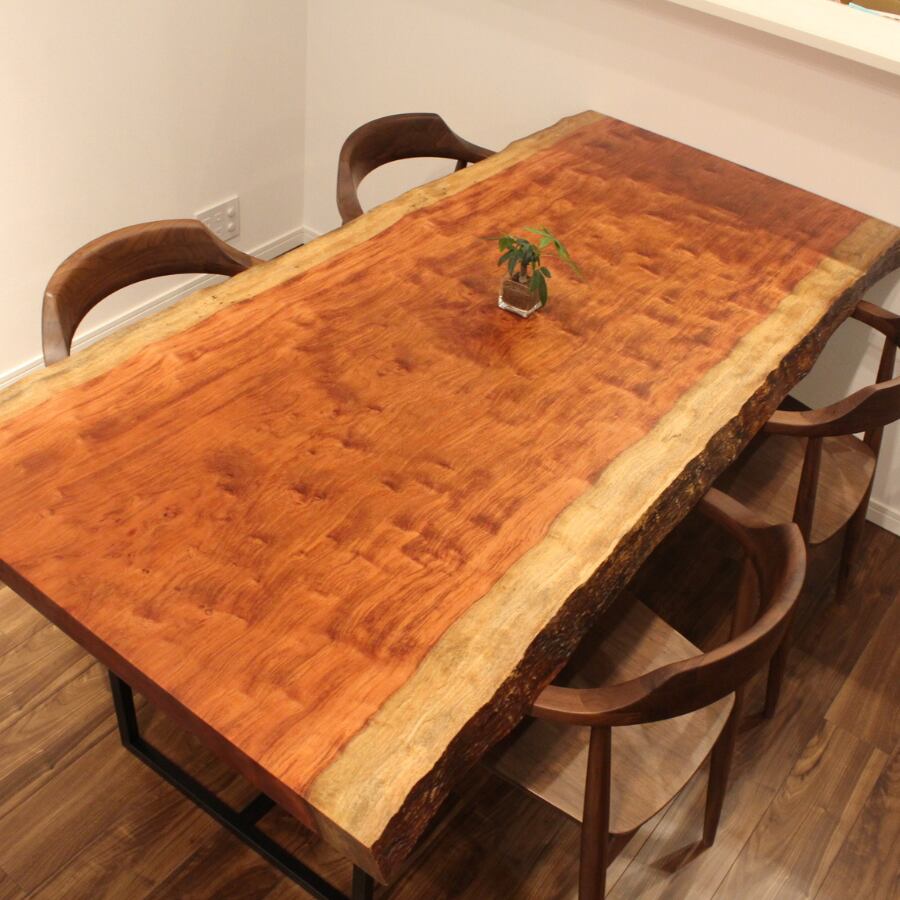 《納品事例》ブビンガ　一枚板