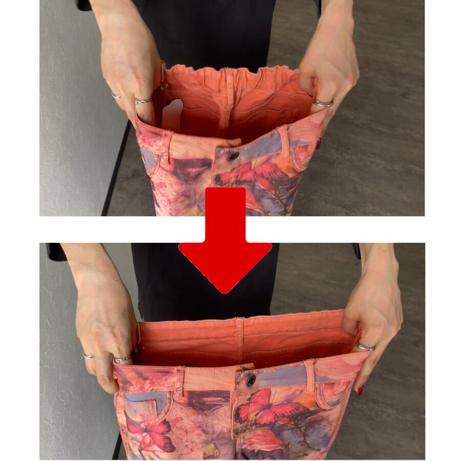 ウエストゴムで楽に履けてオシャレを楽しめます！