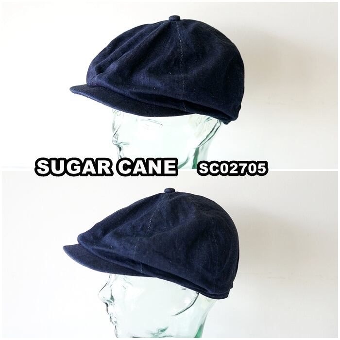 シュガーケーン　 SUGAR CANE　 10ozデニム 　アップルジャックキャップ 　SC02705 　メンズ 　日本製 　帽子 　キャスケット |  bluelineshop powered by BASE