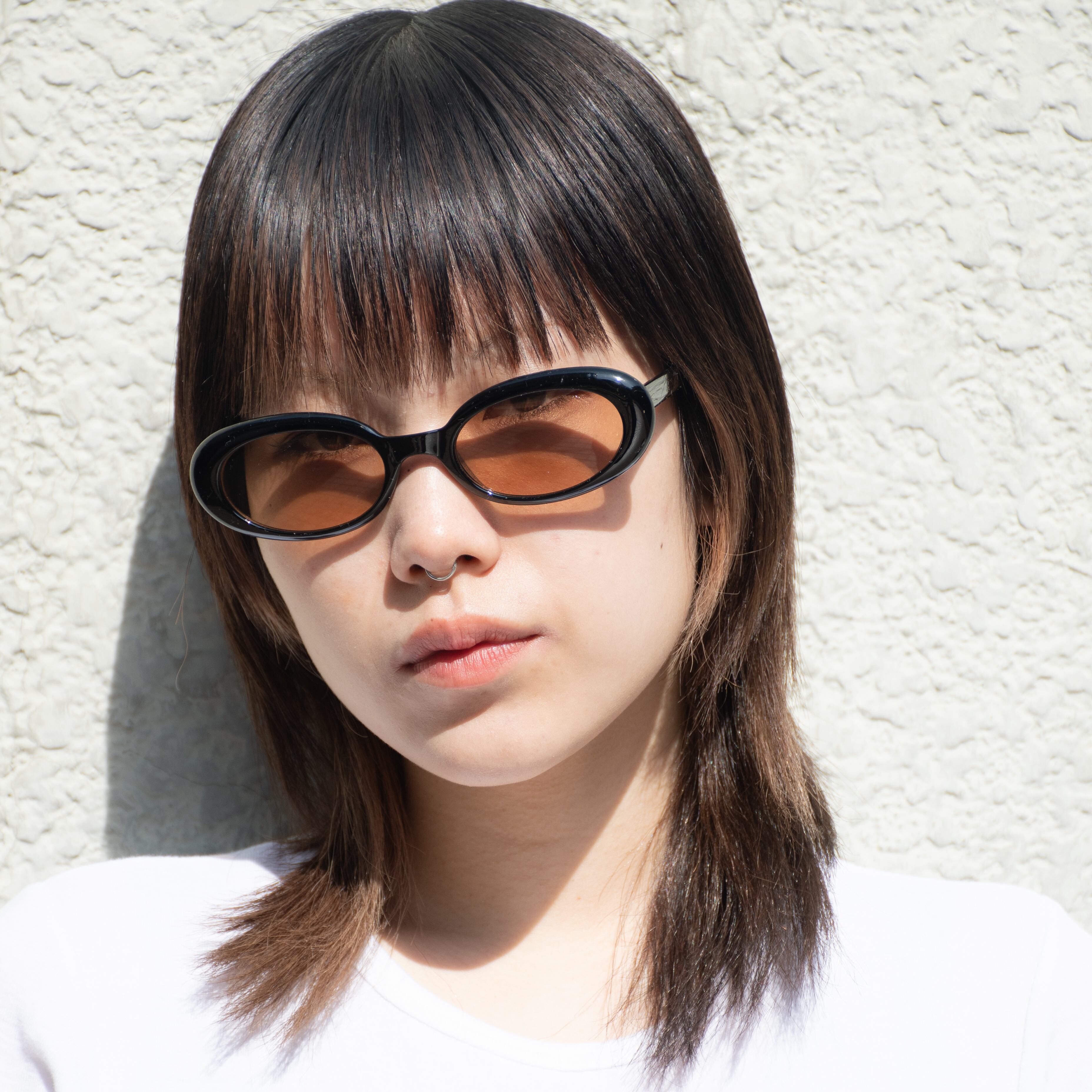 ブラック×ベージュレンズ