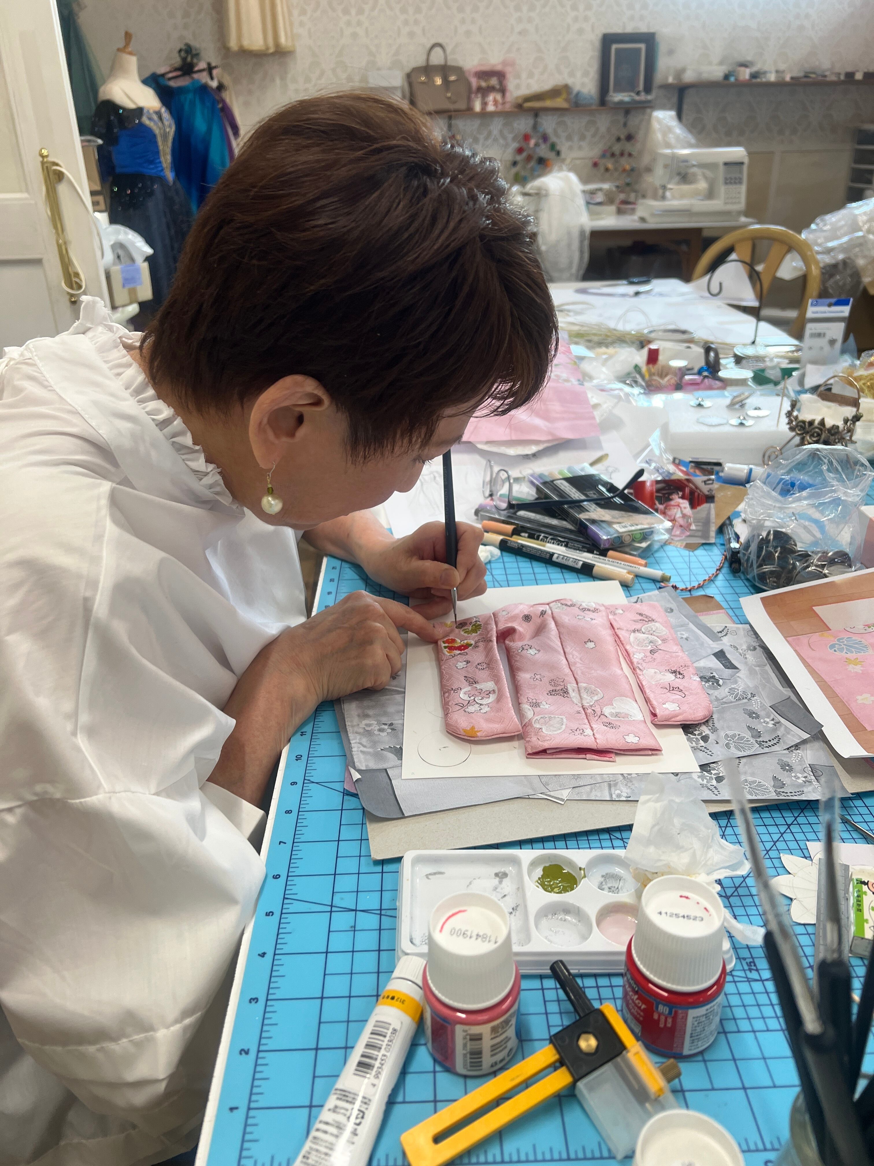 下塗りをします