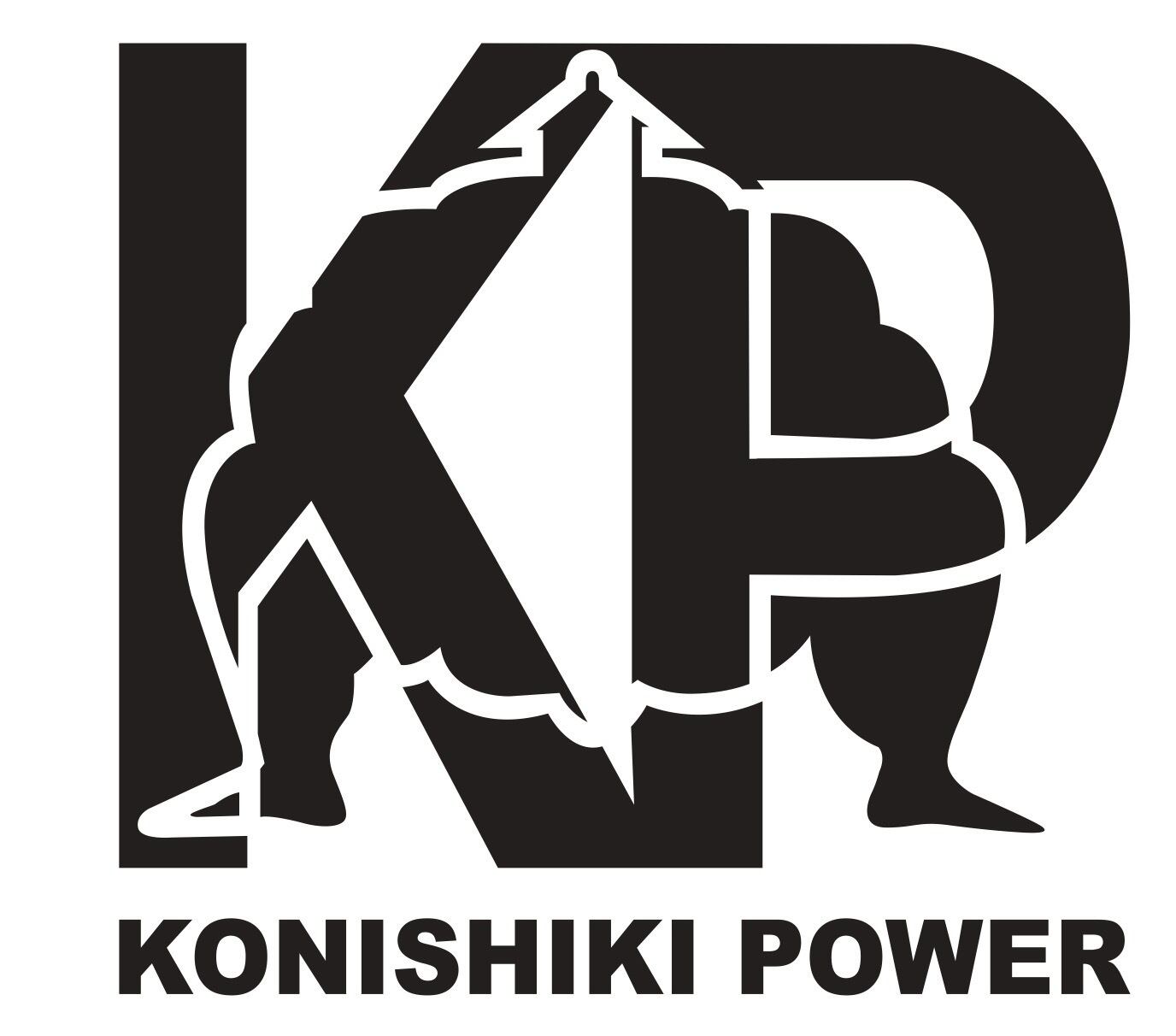 KONISHIKI POWER の頭文字（所属事務所のロゴになります）