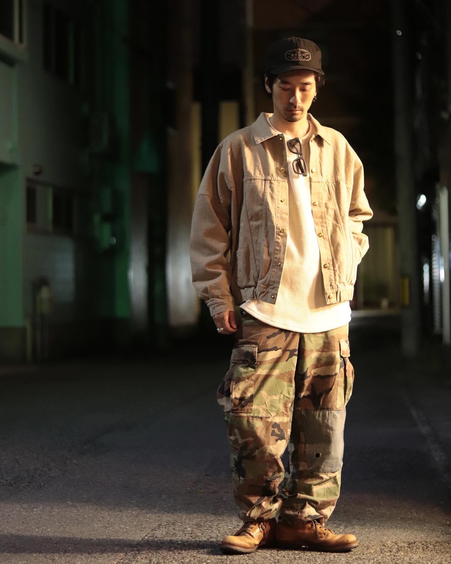 177cm　60kg　Mサイズ着用