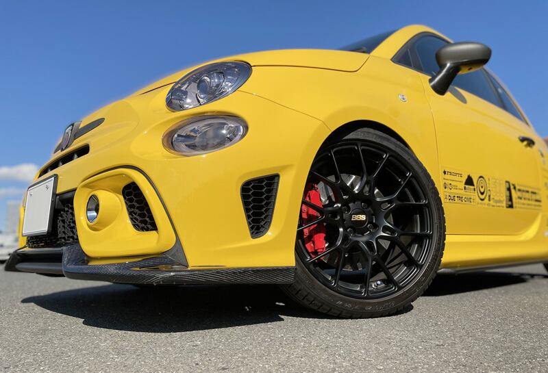 GRU IS701 17×7.0 ET35 4/98 ダイヤモンドゴールド【ABARTH500