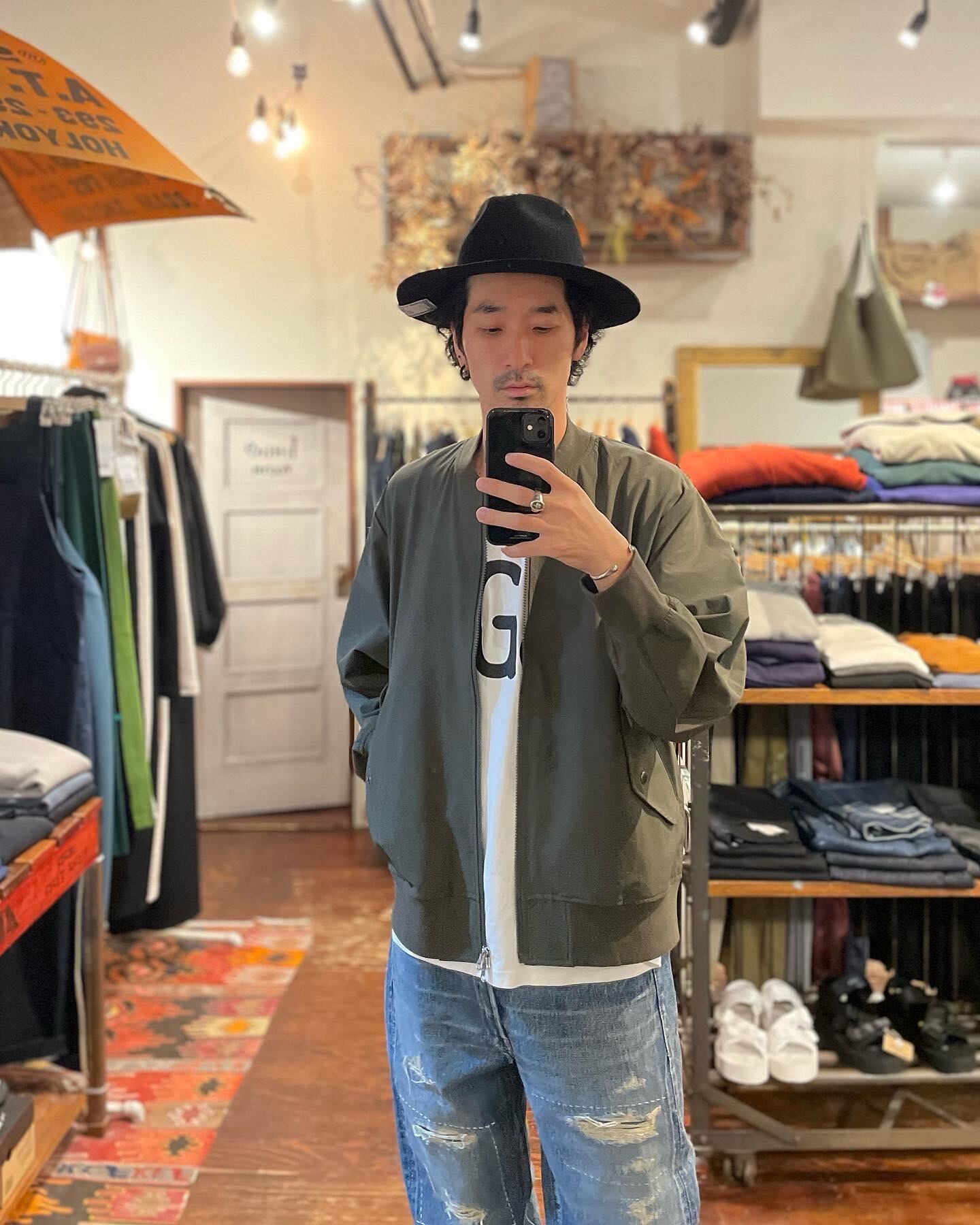 177cm 60kg Mサイズ着用