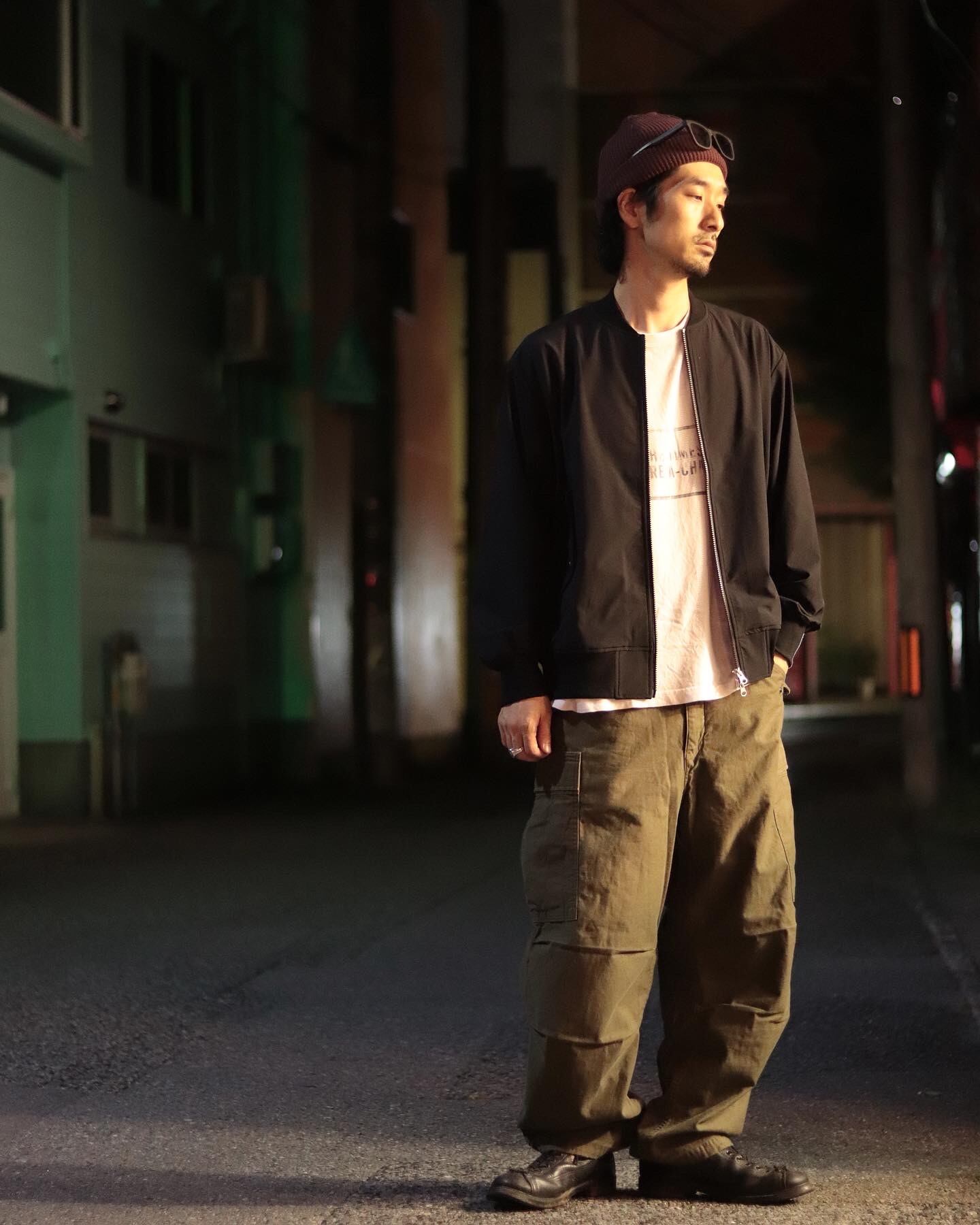 177cm 60kg Mサイズ着用