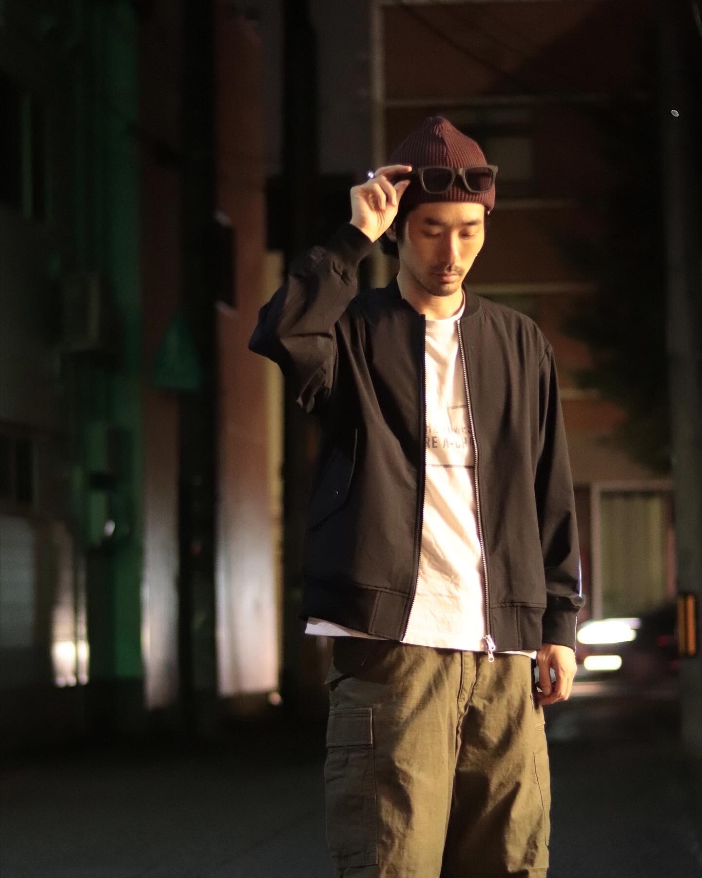 177cm 60kg Mサイズ着用