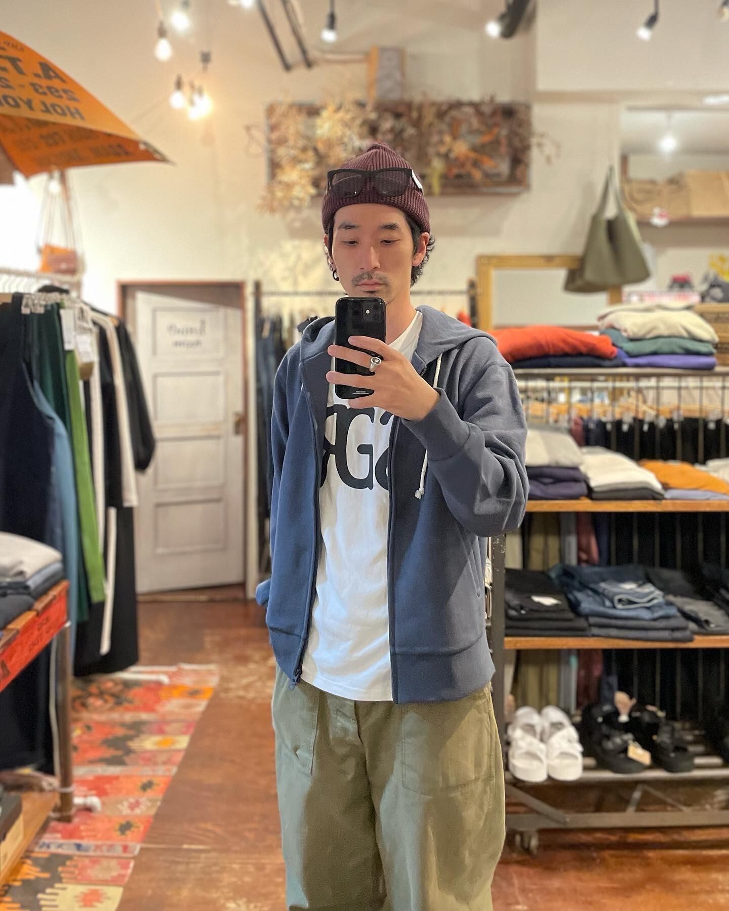 177cm 60kg Lサイズ着用