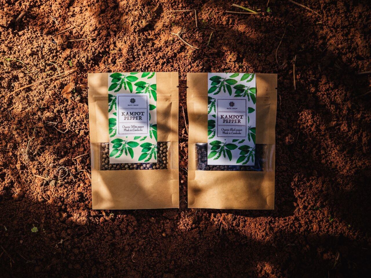 ミネラル豊富な赤土で育った胡椒