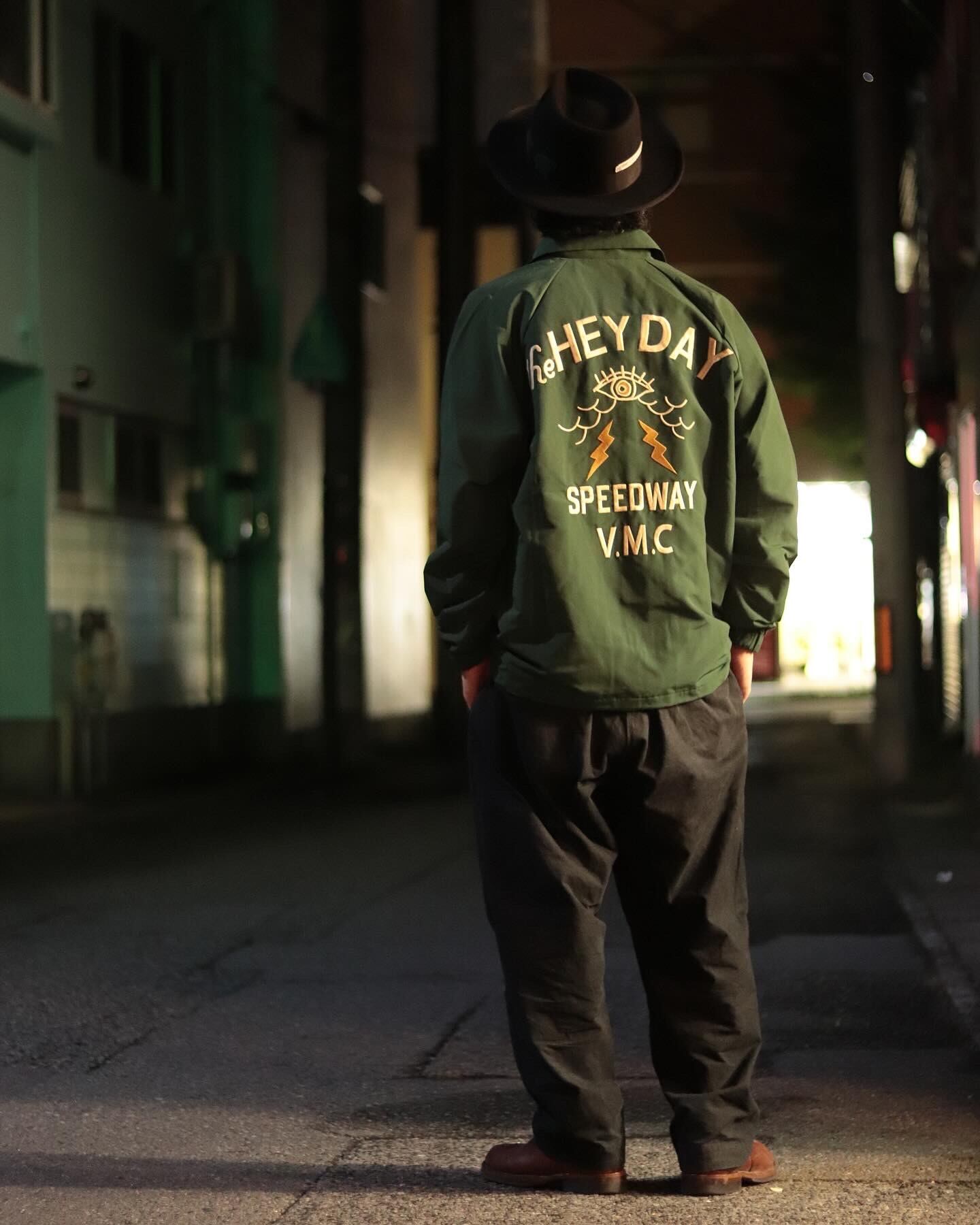 177cm　60kg 　グリーン　02(L)サイズ着用