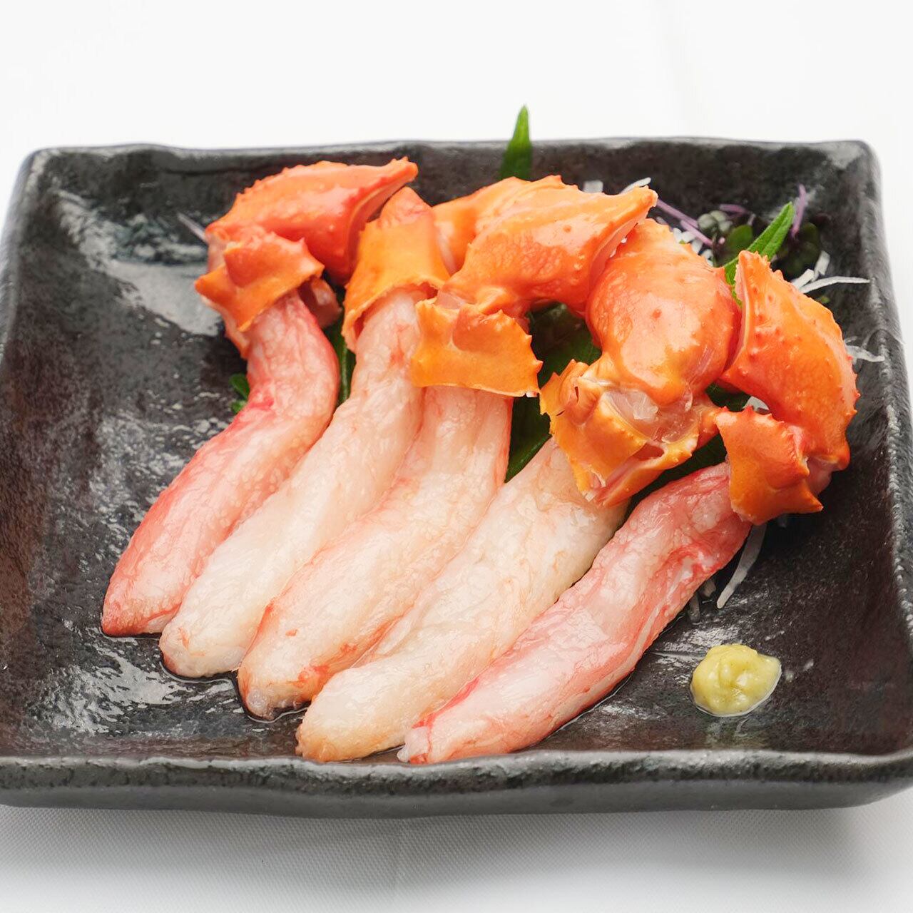 紅ズワイガニのお刺身