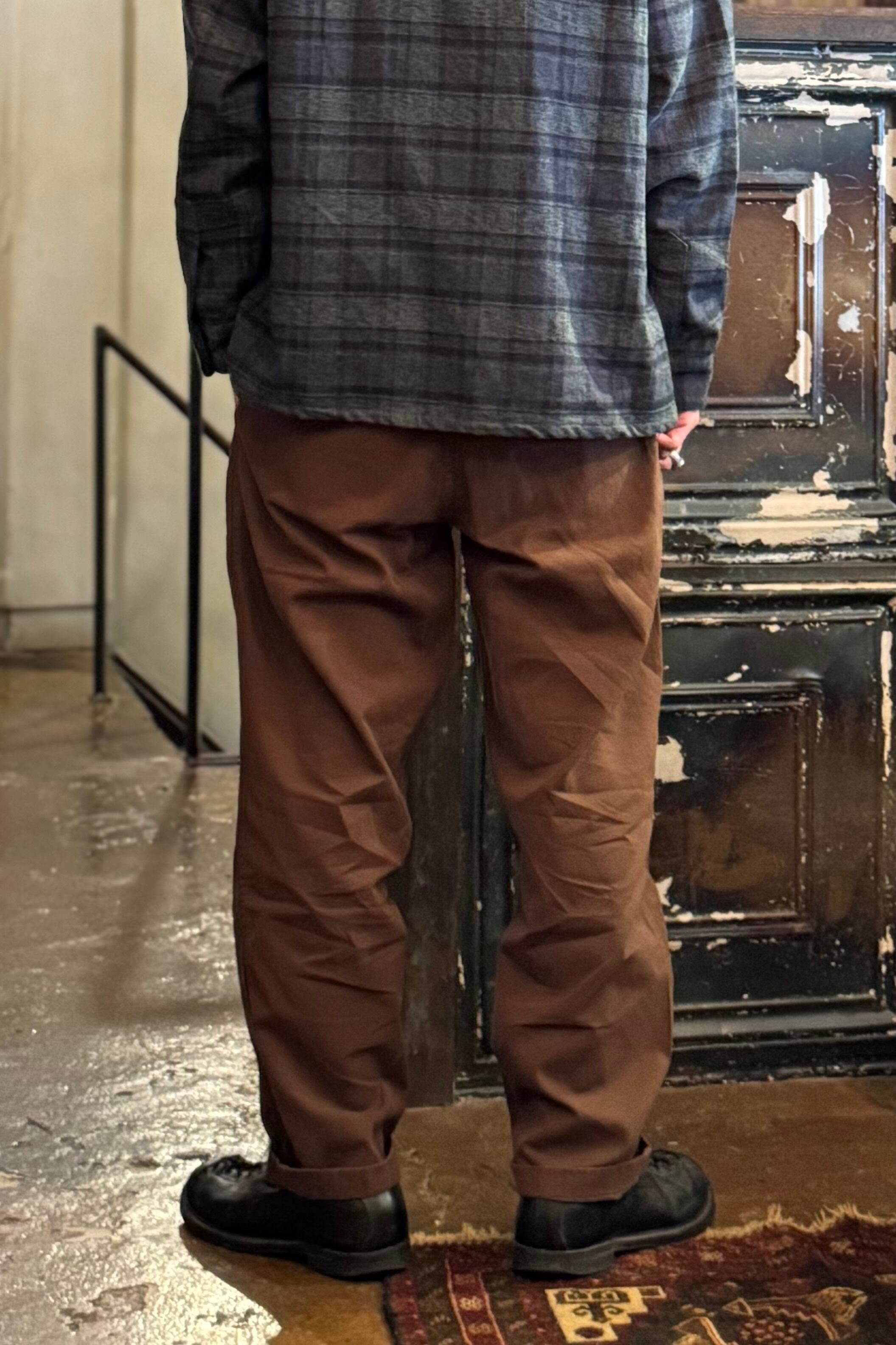 177cm 60kg ブラウン Mサイズ着用