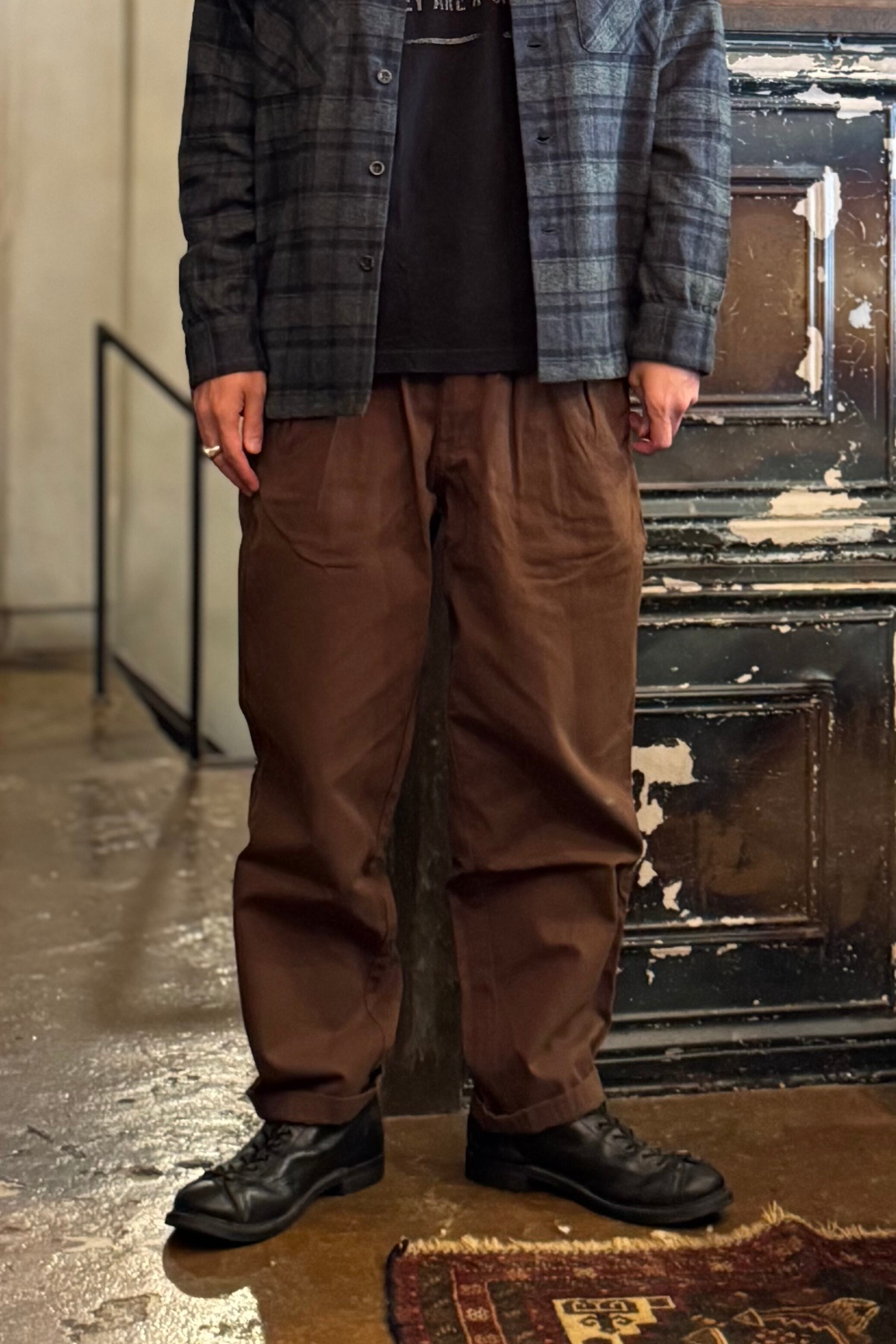 177cm 60kg ブラウン Mサイズ着用