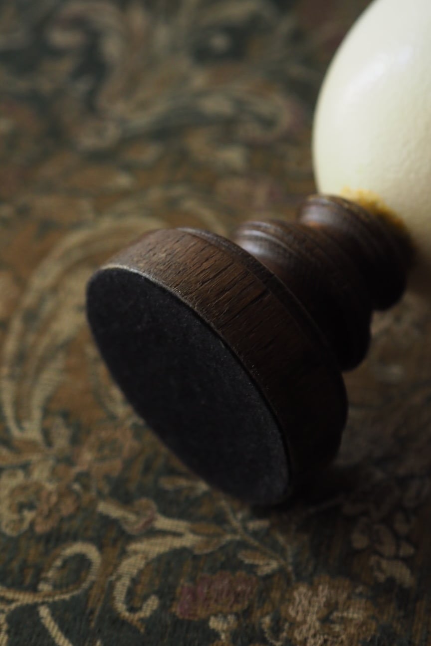 ダチョウの卵オブジェ-vintage ostrich egg | アンティーク