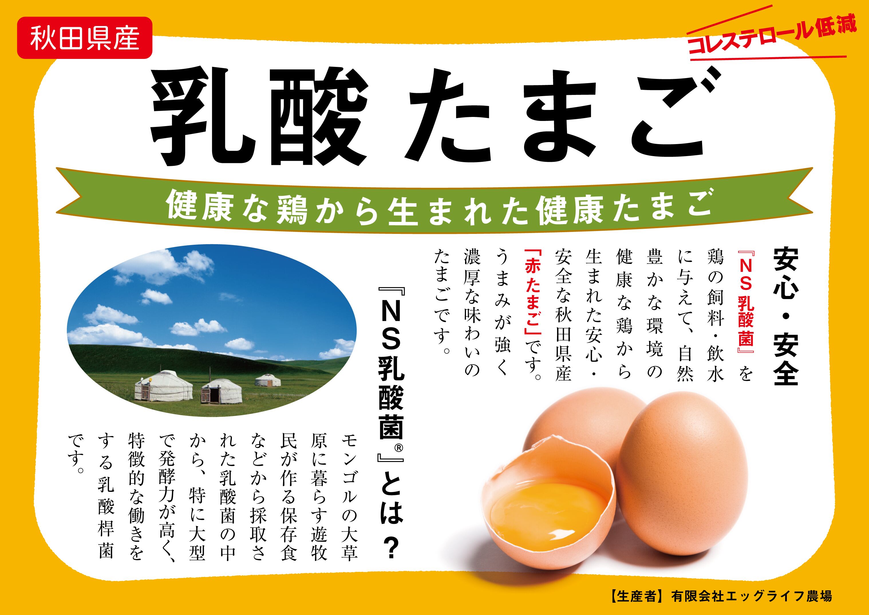 NS乳酸たまご（30個） | ラクア公式オンラインショップ