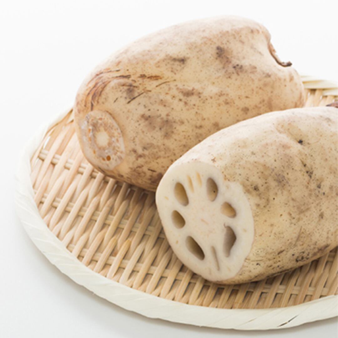 シャキシャキのレンコンの歯ごたえがクセになります