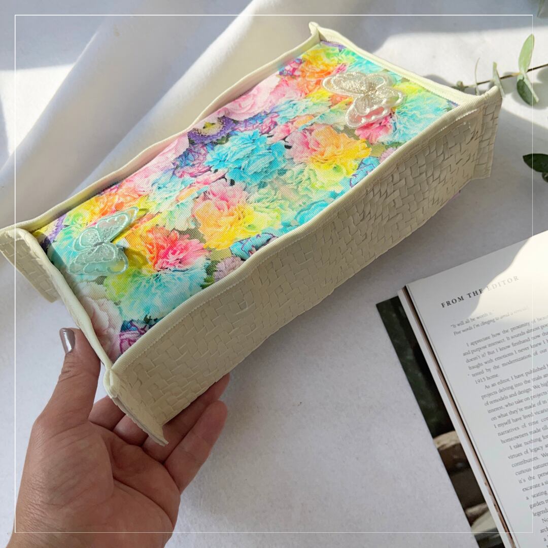 受注生産】フラワーBOXティッシュケース | spice up living