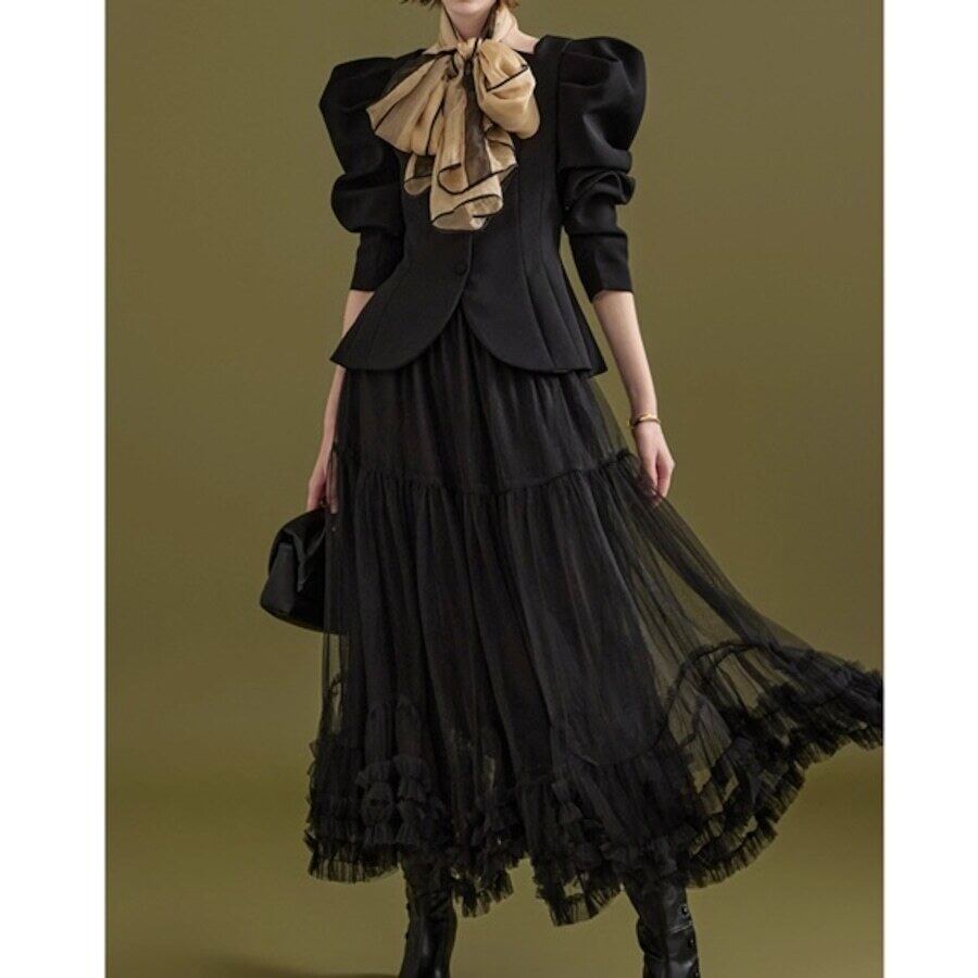 チュール ティアード スカート 226825