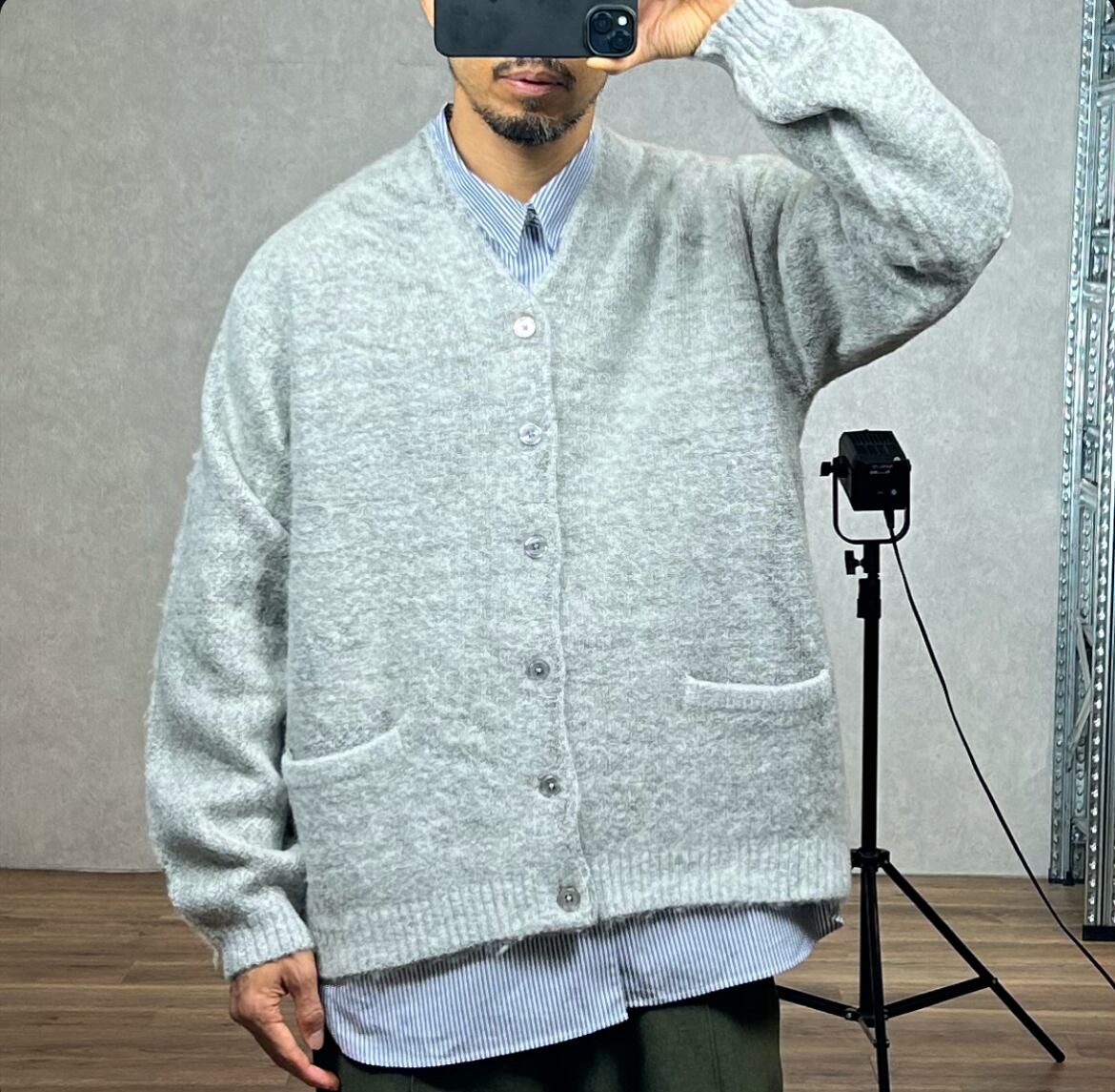 TOWN CRAFT】SHAGGY CARDIGAN タウンクラフト モヘア調 シャギー