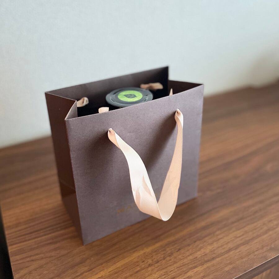 1.5kgサイズは袋と同じくらいの高さ