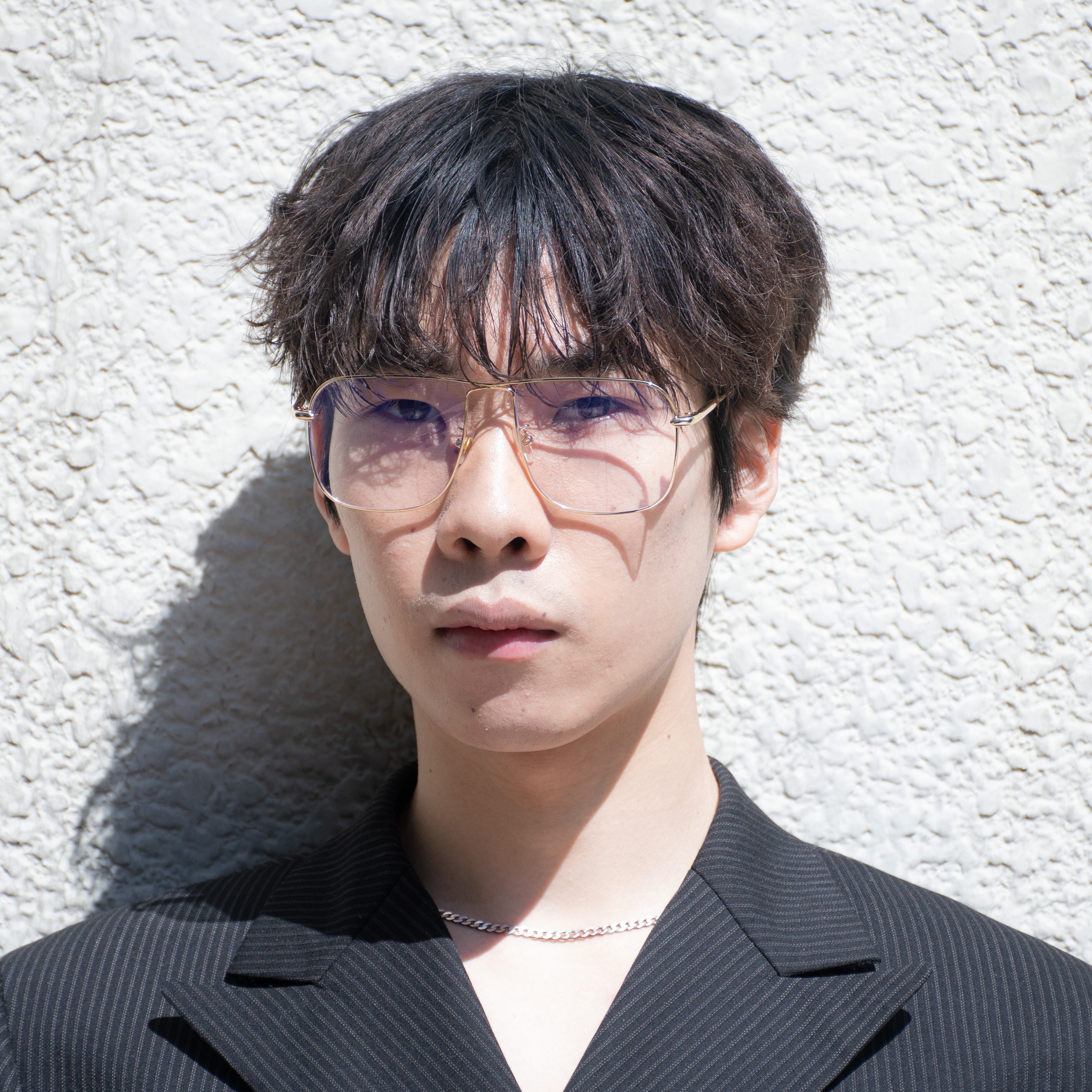 ゴールド×クリアレンズ