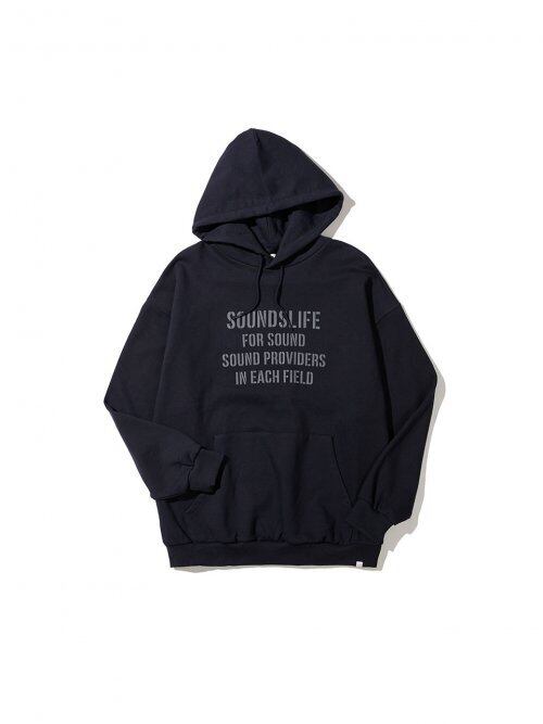 ☆TXT スビン 着用！！【SOUNDSLIFE】Slogan Graphic Hoodie - 3COLOR
